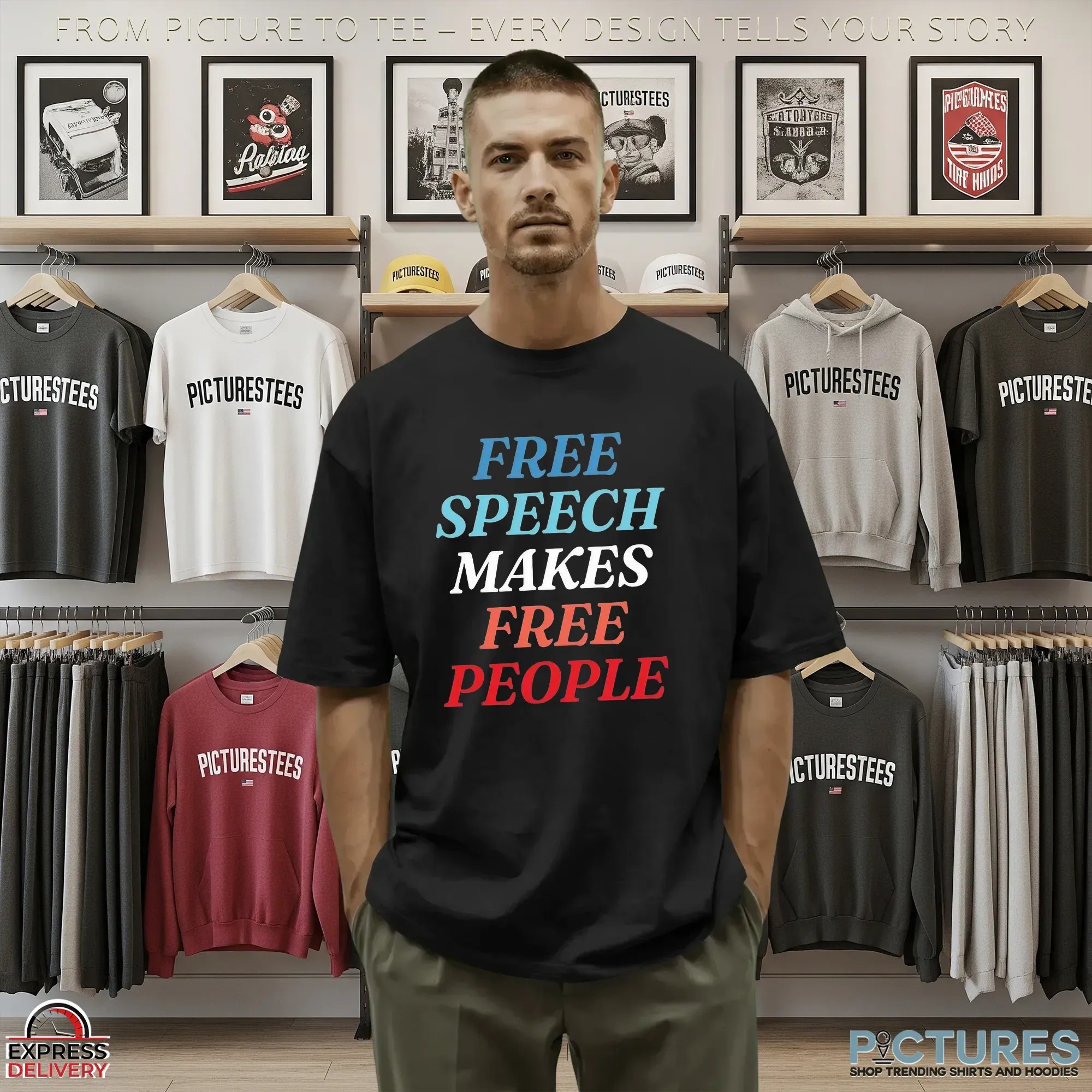 Free Speech Makes Free People T Shirt