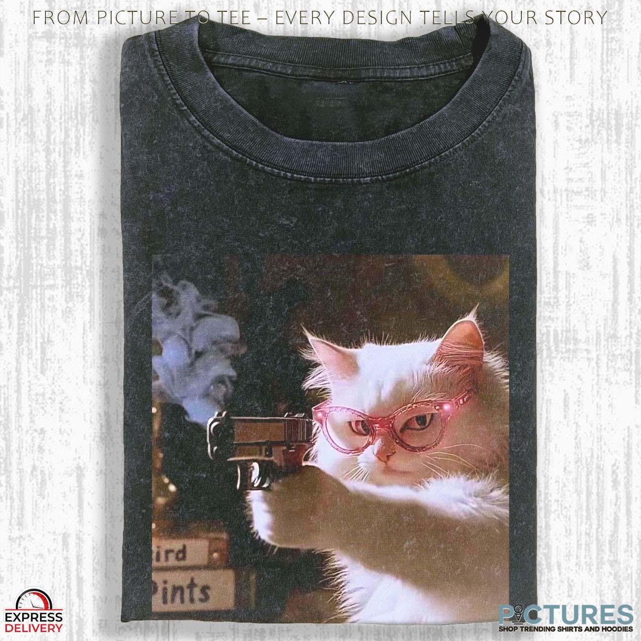 Gangster Cat Meme T Shirt