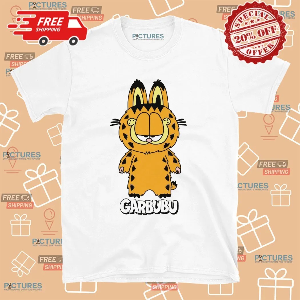 Garbubu Garfield Labubu Meme T Shirt