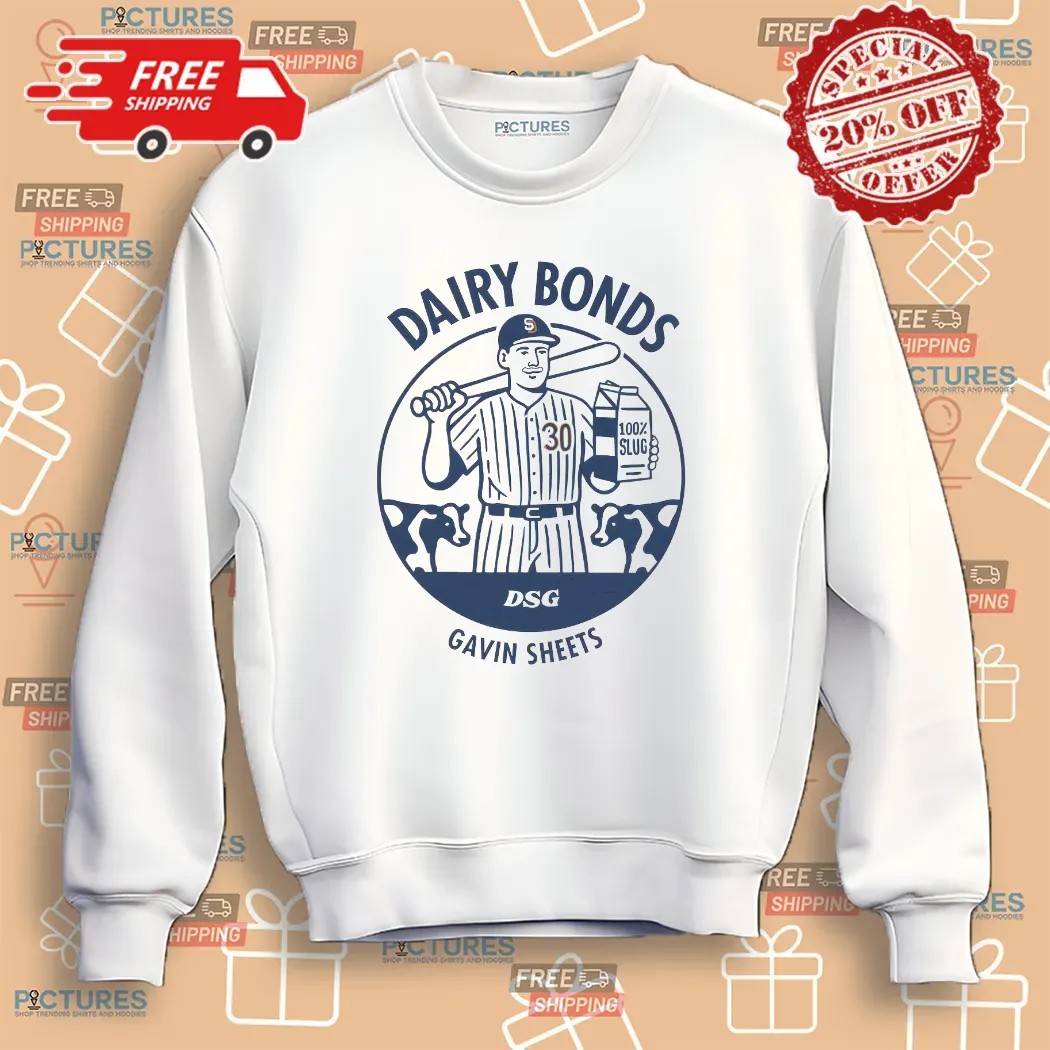 Gavin Sheets Dairy Bond San Diego Padres Shirt
