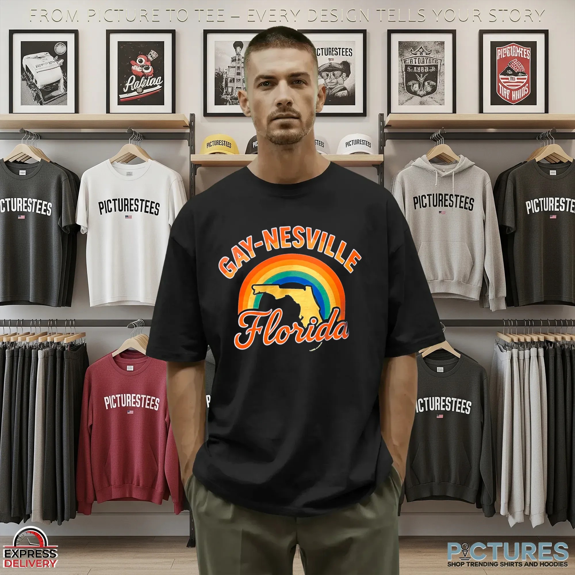 Gay-nesville Florida Meme T Shirt