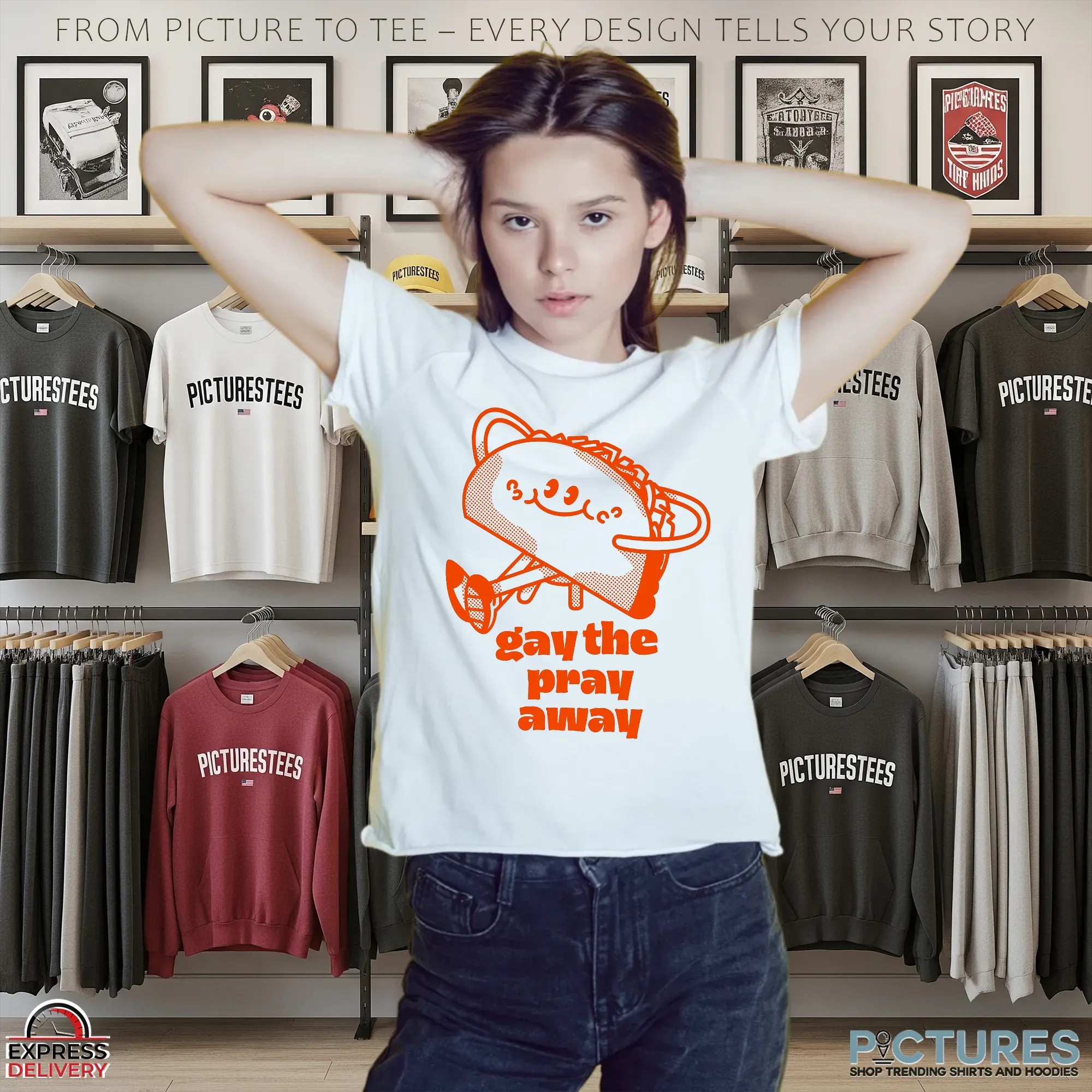 Gay The Pray Away Taco T Shirt