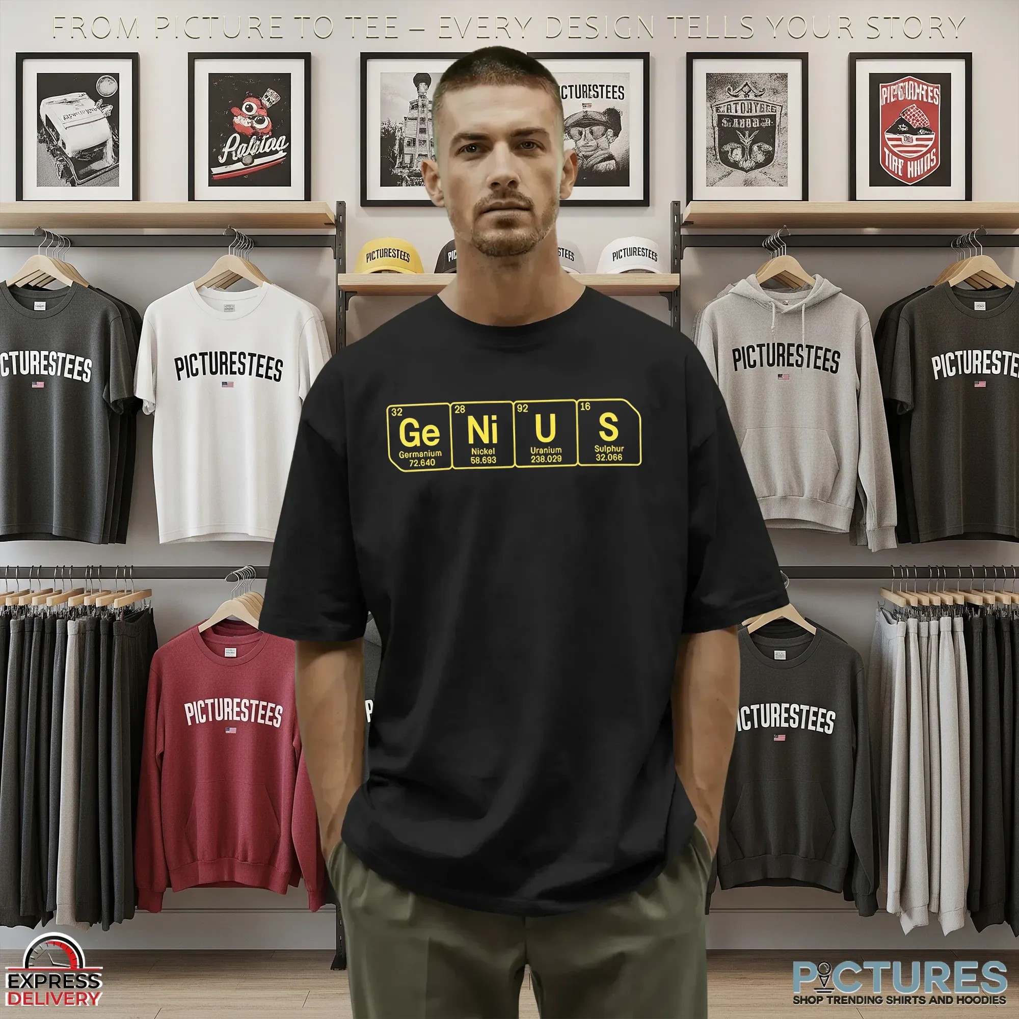 Genius Chemistry Elements Periodic Table Joke T Shirt 9 Genius Chemistry Elements Periodic Table Joke T Shirt