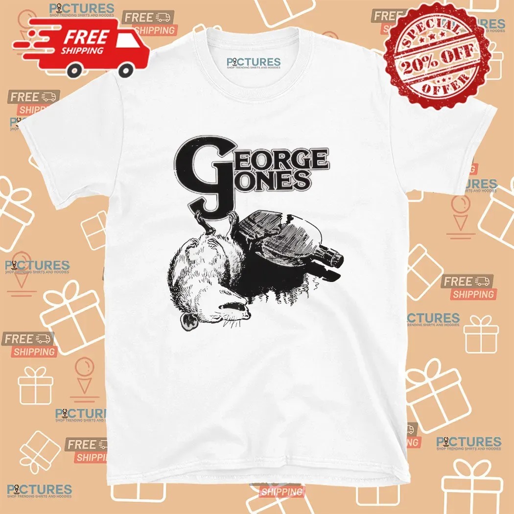 George Jones Possum and Broken Bottle T Shirt