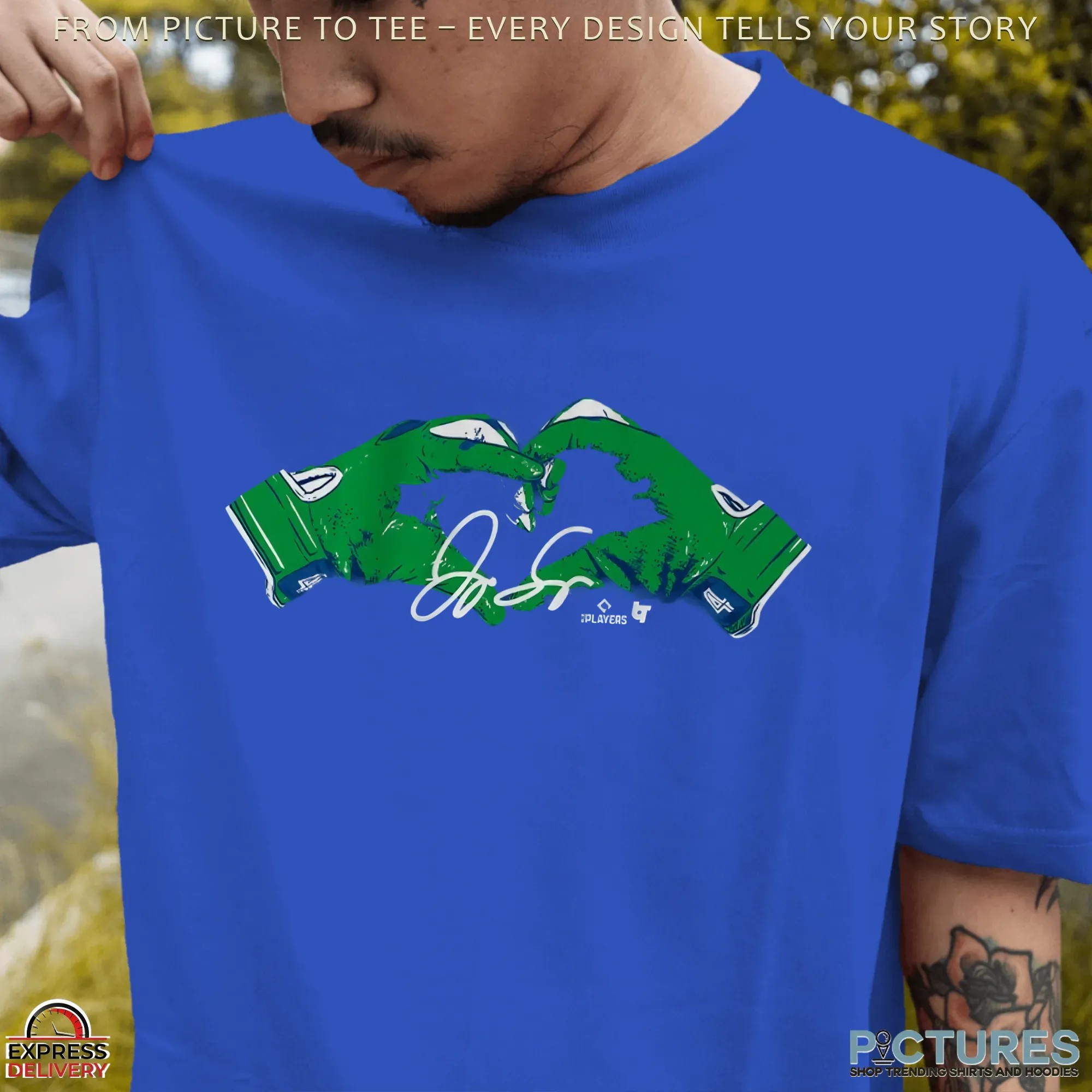 George Springer Heart Hands T Shirt