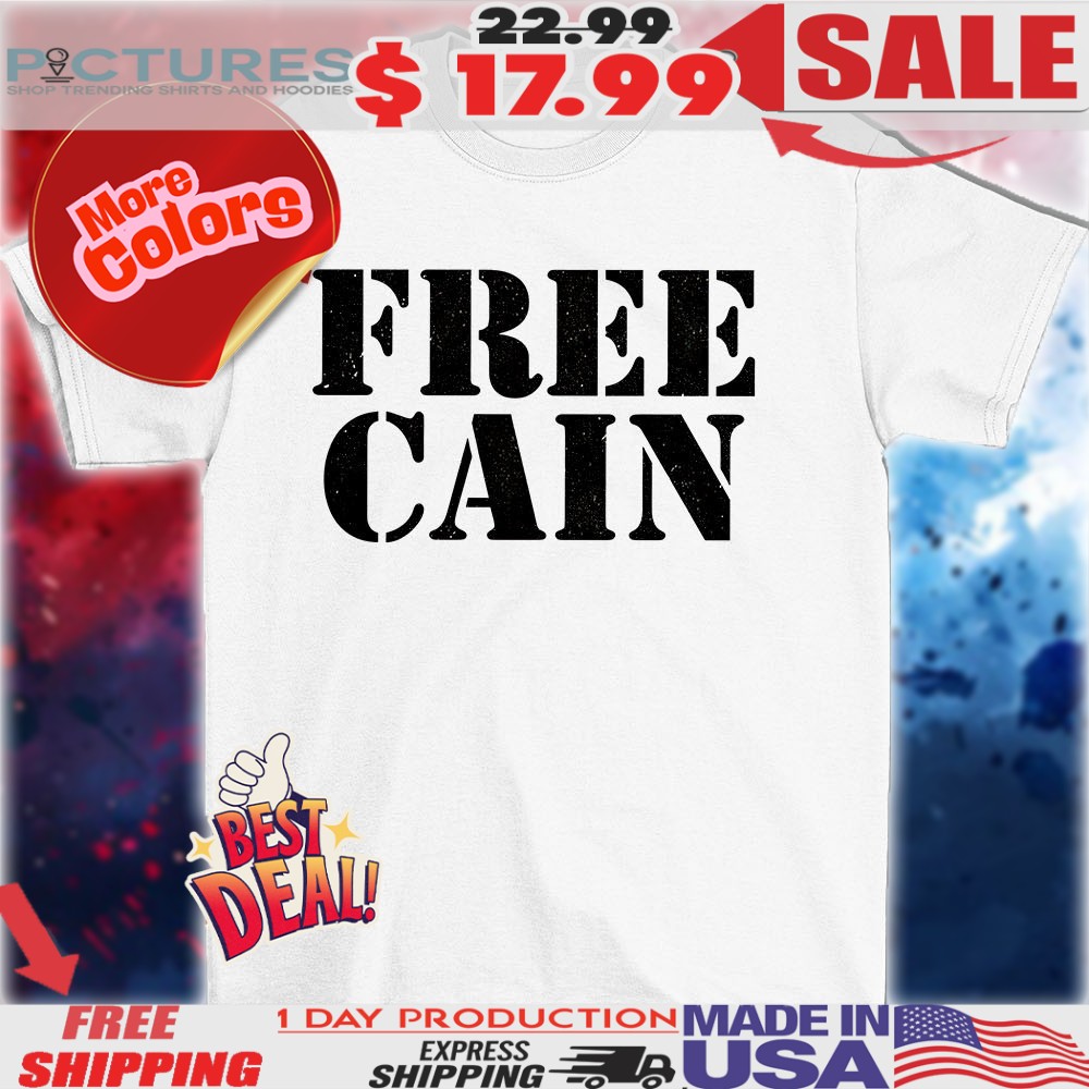 Gerald Meerschaert Wearing Free Cain Shirt