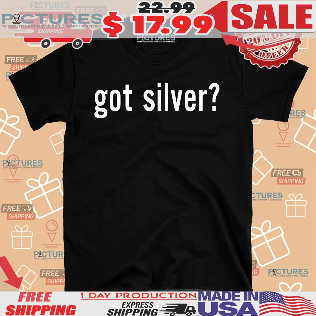 Got Silver Wall Street Silver Shirt