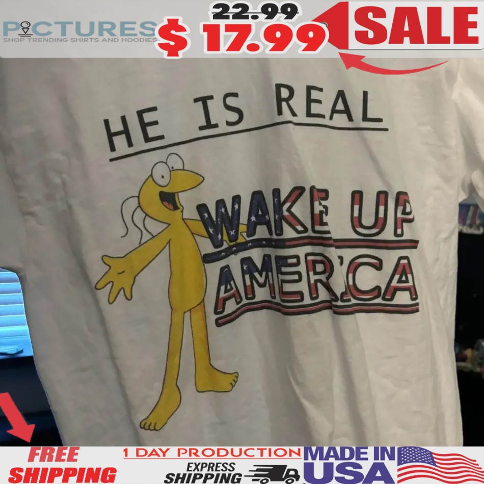 Graggle Simpson He Is Real Wake Up America T Shirt