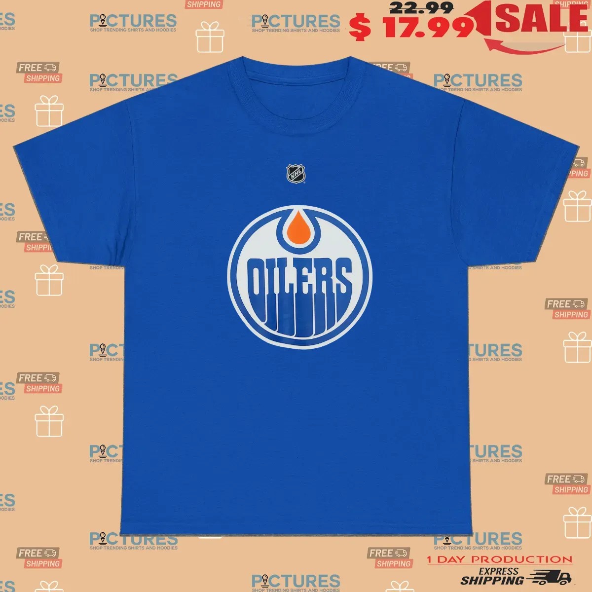 Grant Fuhr Royal Edmonton Oilers Name and Number T Shirt 3 Grant Fuhr Royal Edmonton Oilers Name and Number T Shirt