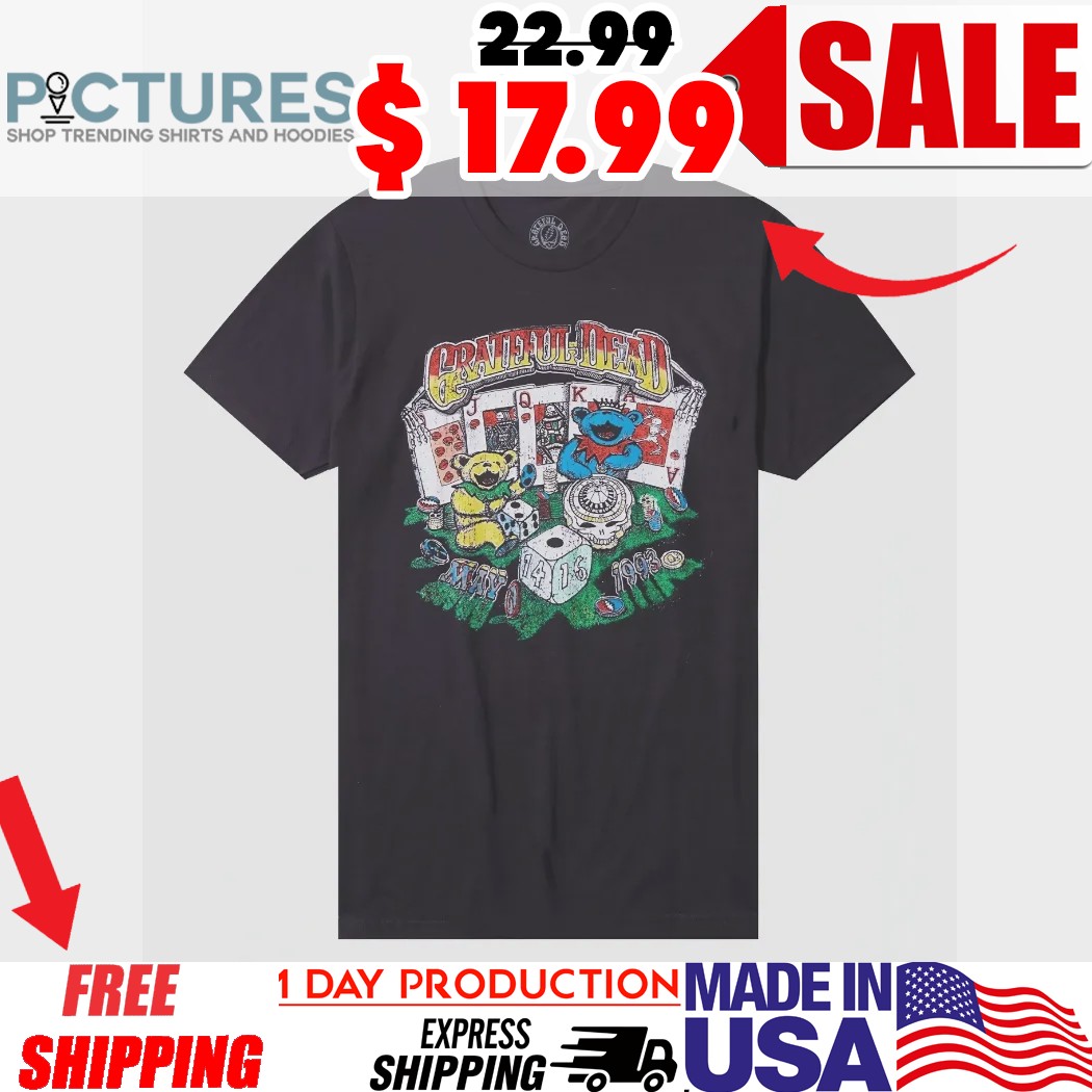 Grateful Dead Bears Poker Game Cards shirt
