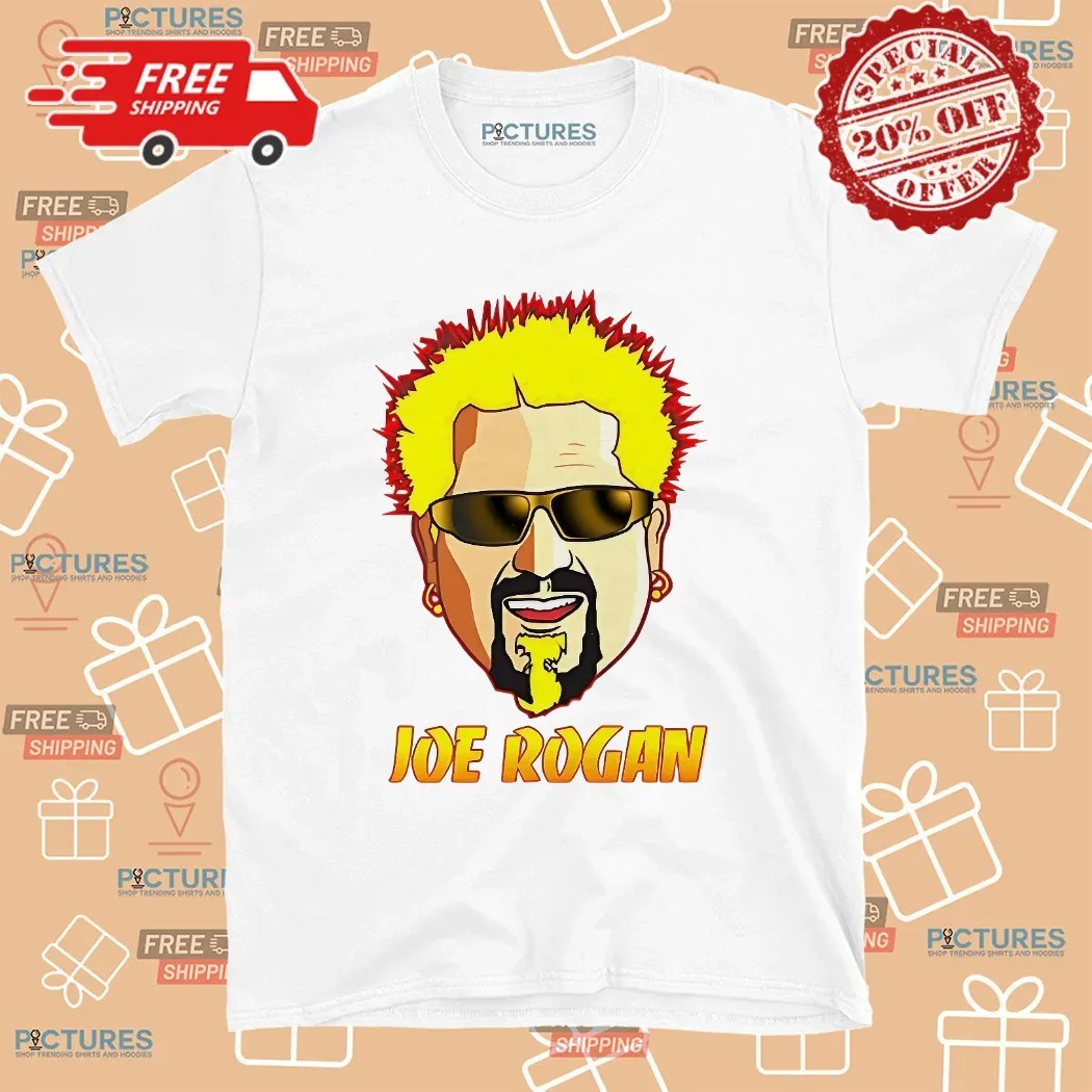 Guy Fieri Joe Rogan Big Face Head T Shirt