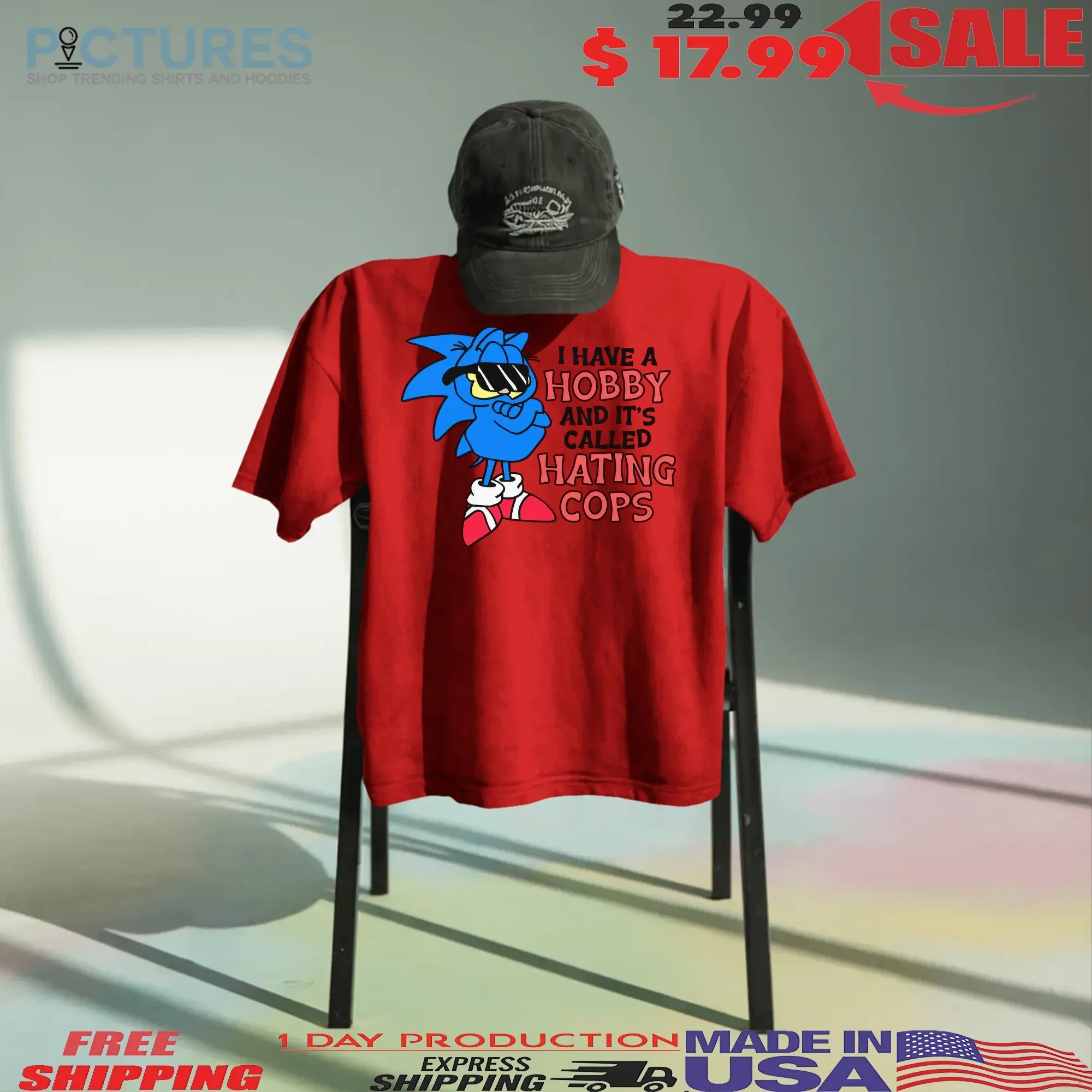 Have A Hobby Called Hating Cops Meme T Shirt
