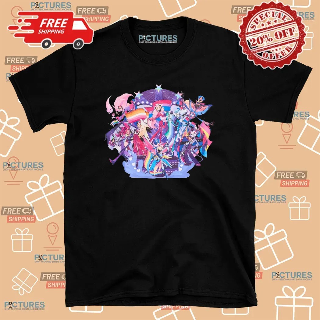 Hazbin Hotel Pride Month 2025 Cast T Shirt