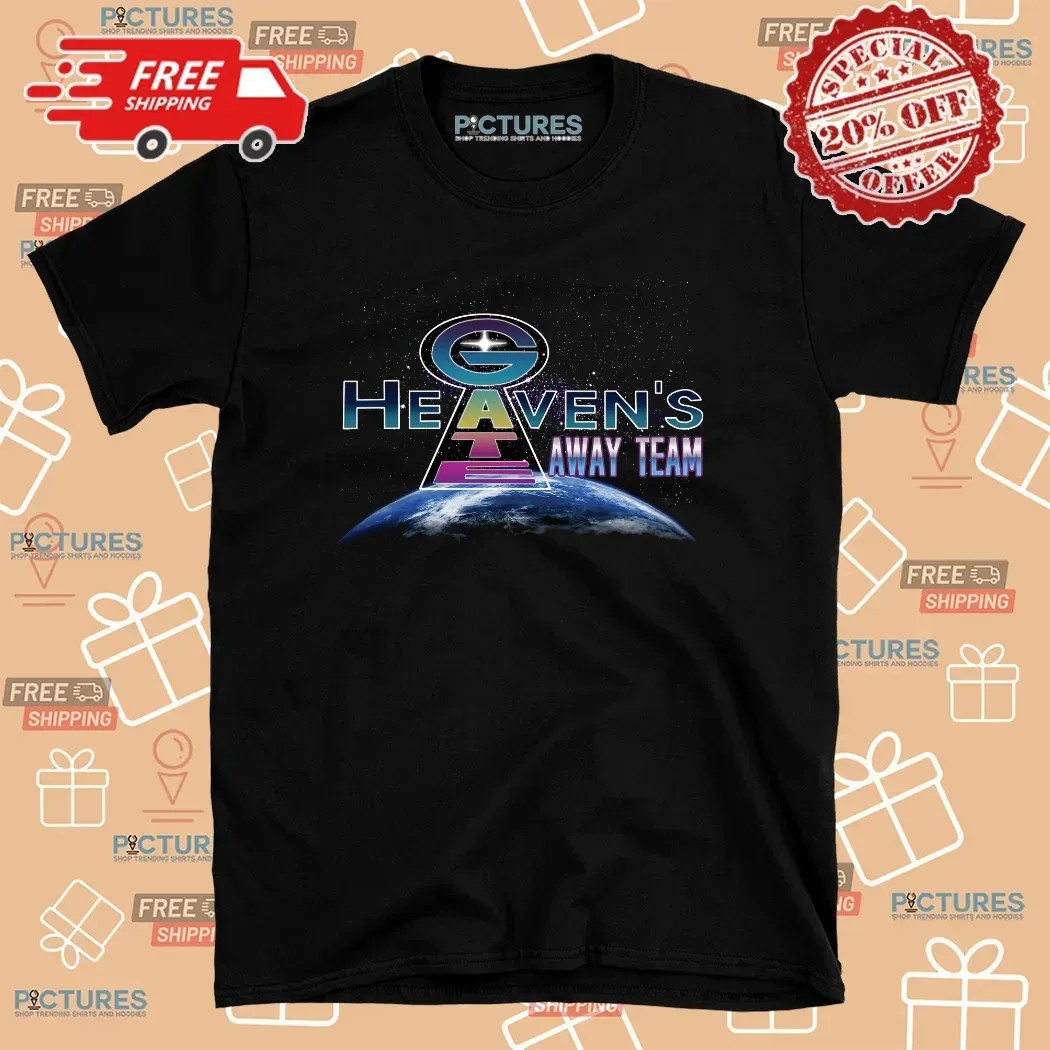 Heaven’s Gate Away Team Space Graphic T Shirt 8 Heaven’s Gate Away Team Space Graphic T Shirt
