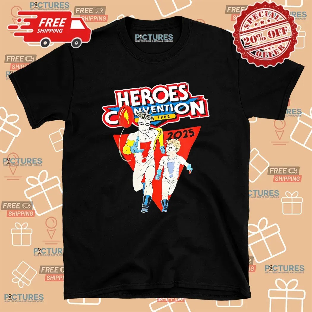 Heroes Convention 1982 2025 Comic T Shirt
