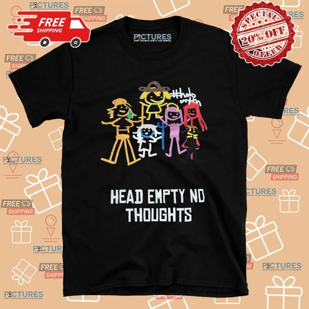 Hololive Myth Head Empty No Thoughts T Shirt