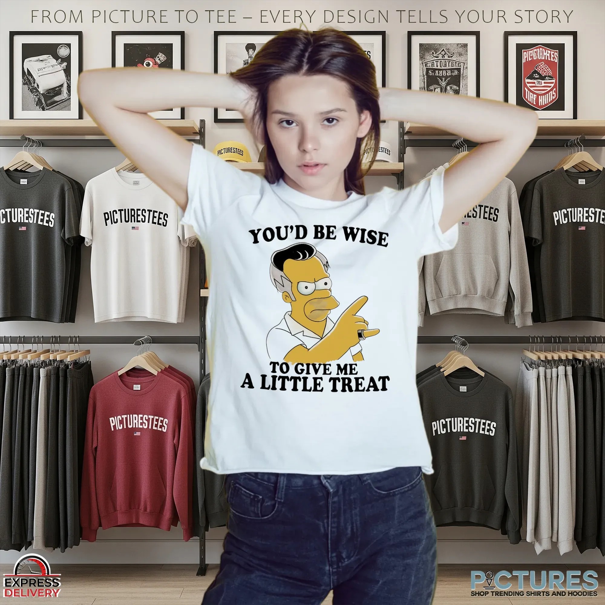 Homer Simpson You'd Be Wise To Give Me A Little Treat Meme T Shirt 9 Homer Simpson You'd Be Wise To Give Me A Little Treat Meme T Shirt