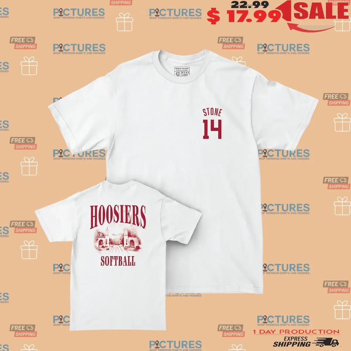 Hoosiers Softball Stone 14 T Shirt 3 Hoosiers Softball Stone 14 T Shirt