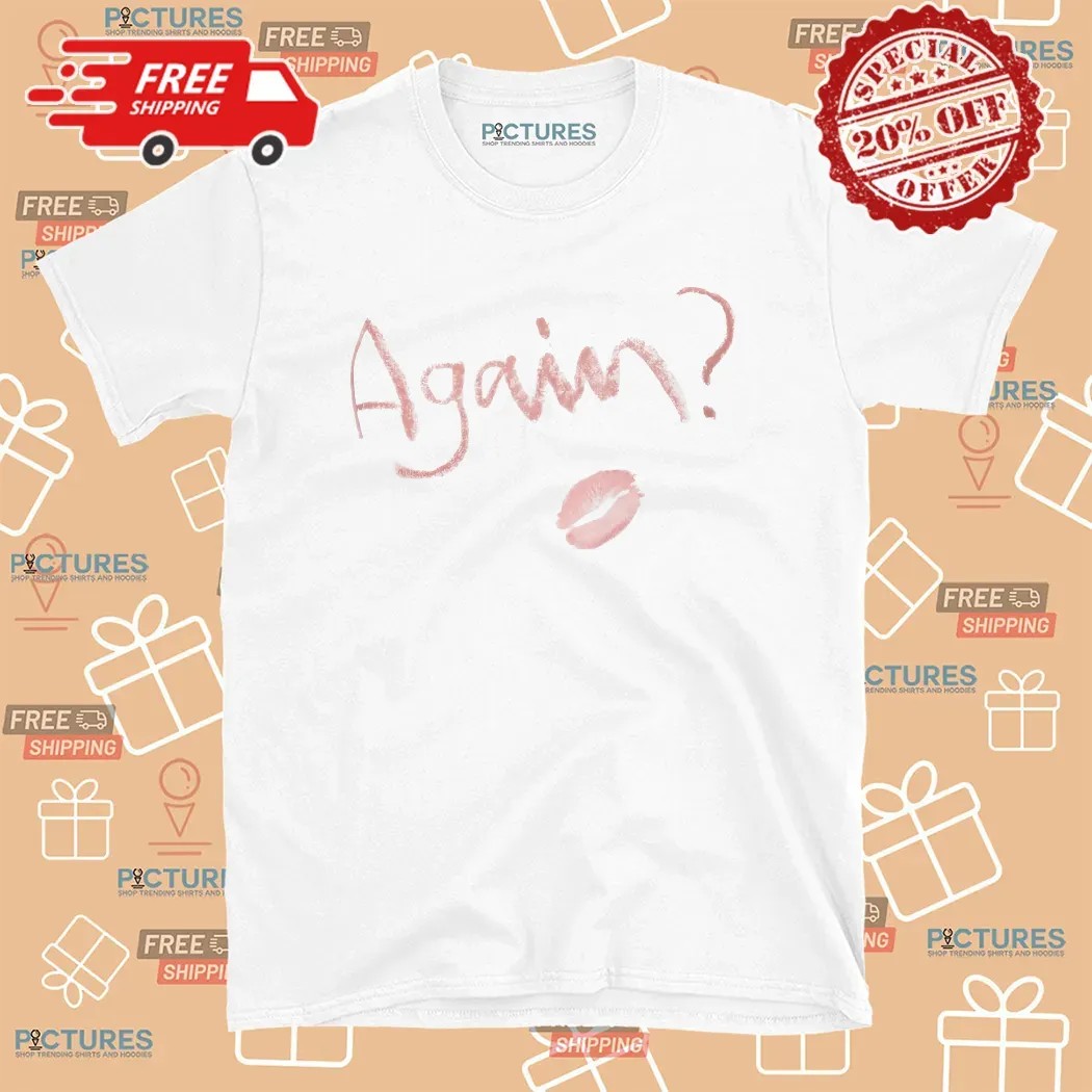 Hyunjin Wearing Again Kiss T Shirt