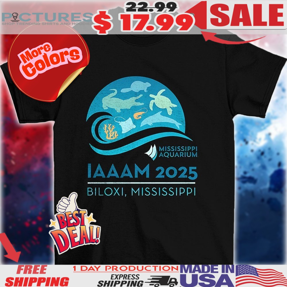 IAAAM 2025 Conference Biloxi Mississippi Aquatic Animal Shirt