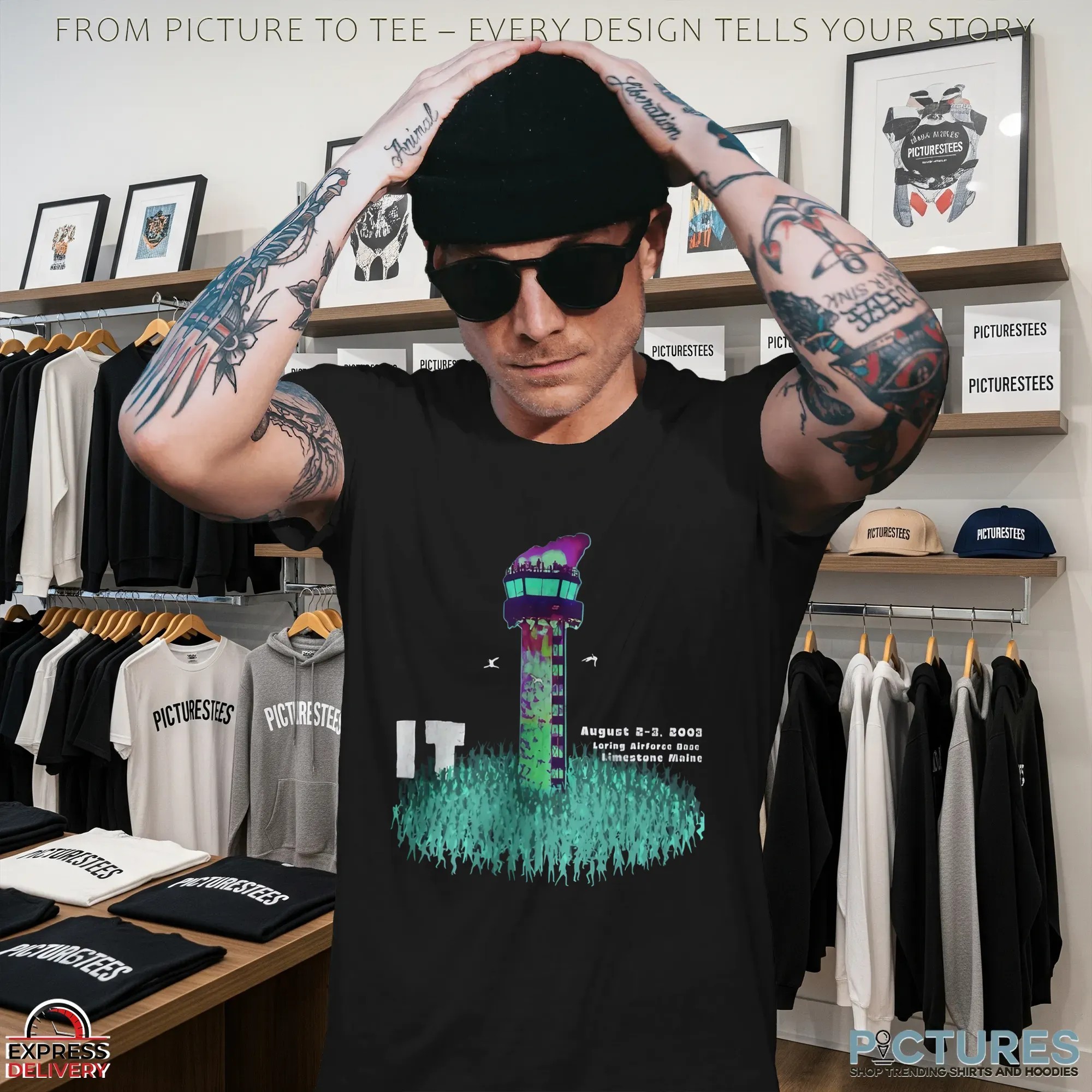 IT Festival Tower Jam Phish Retro 2003 Phish Fan Collector Phish Lot Concert T Shirt