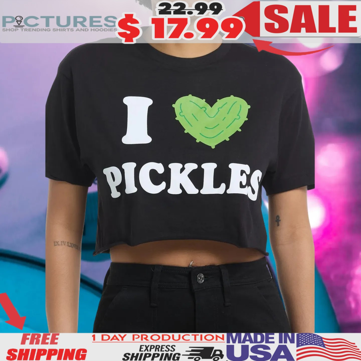I Heart Pickles Cucumber Heart Symbol Shirt 1 I Heart Pickles Cucumber Heart Symbol Shirt