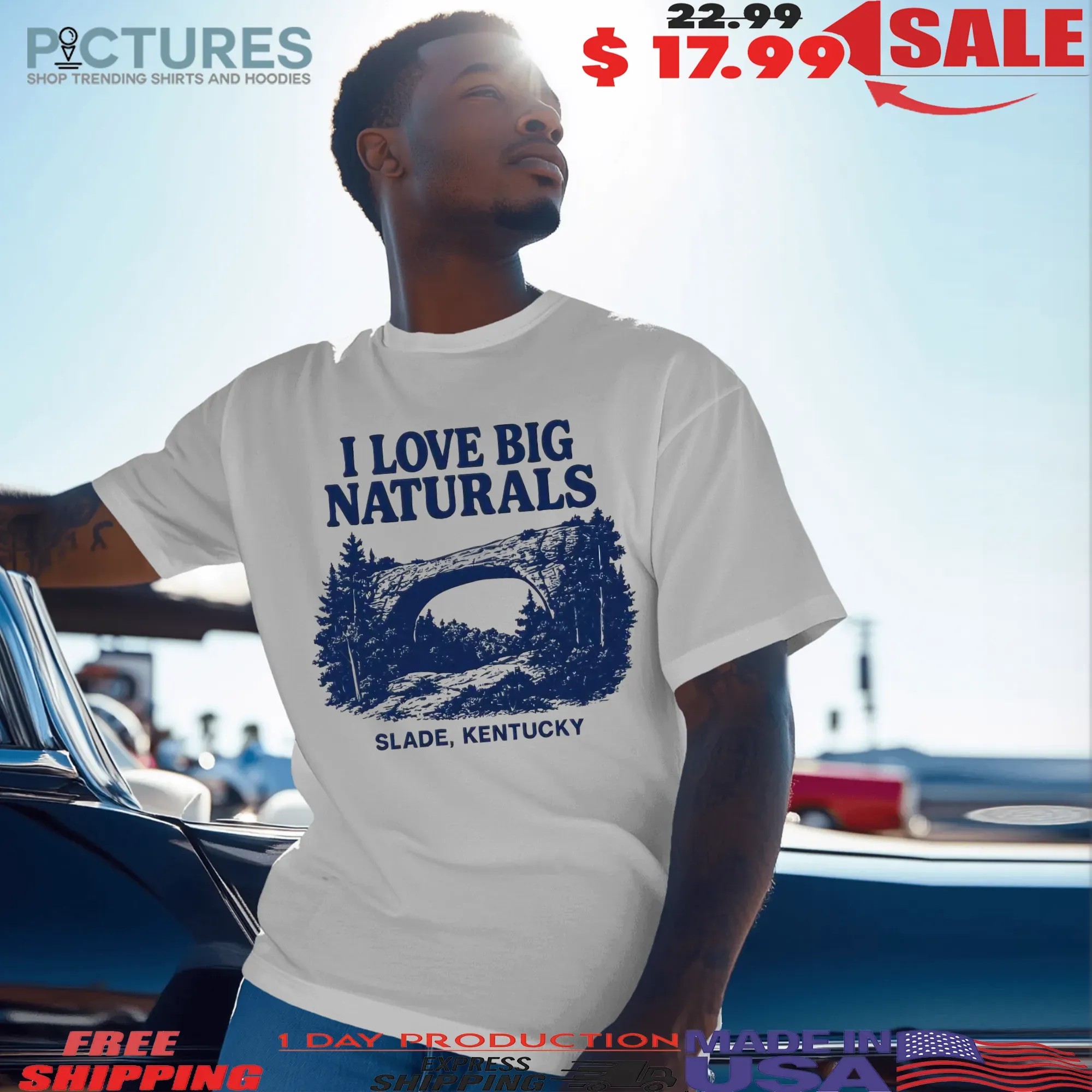 I Love Big Naturals Slade Kentucky T Shirt