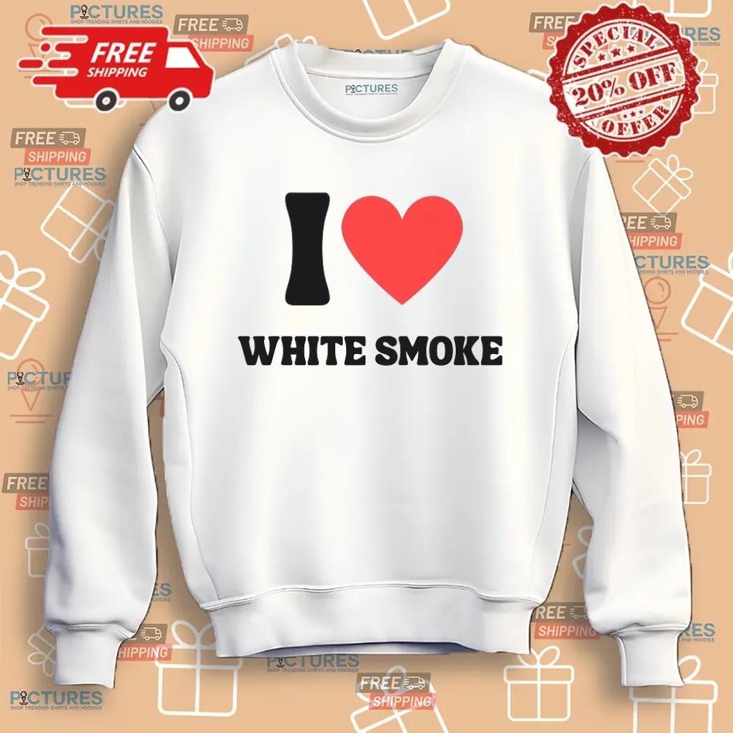 I Love White Smoke Catholic Church Conclave Shirt
