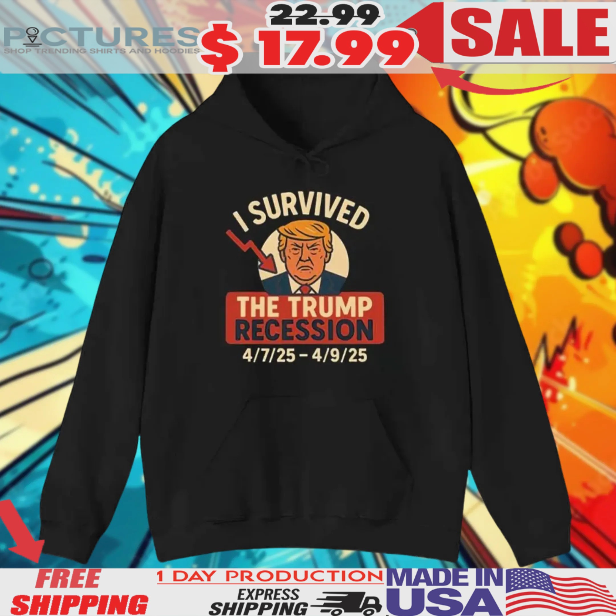 I Survived The Trump Recession 2025 Shirt
