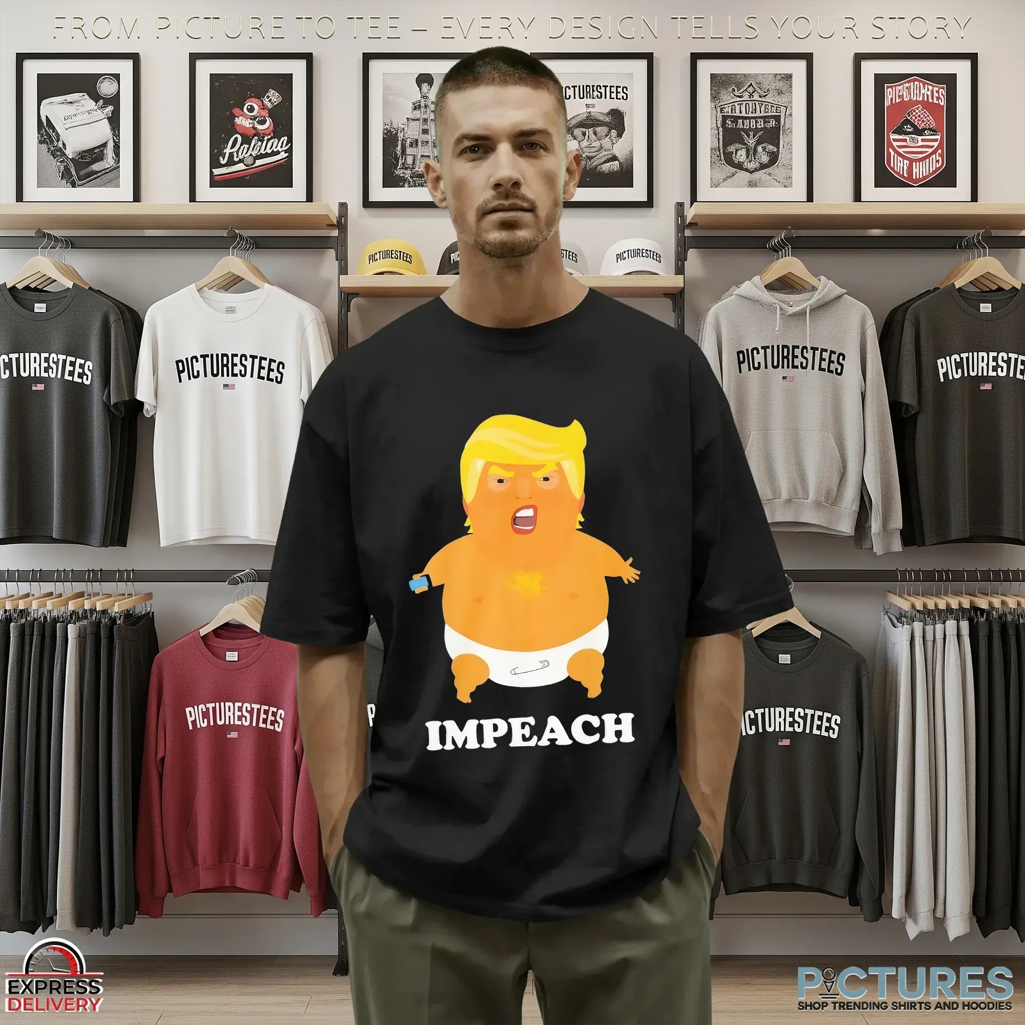 Impeach Trump Baby Balloon T Shirt