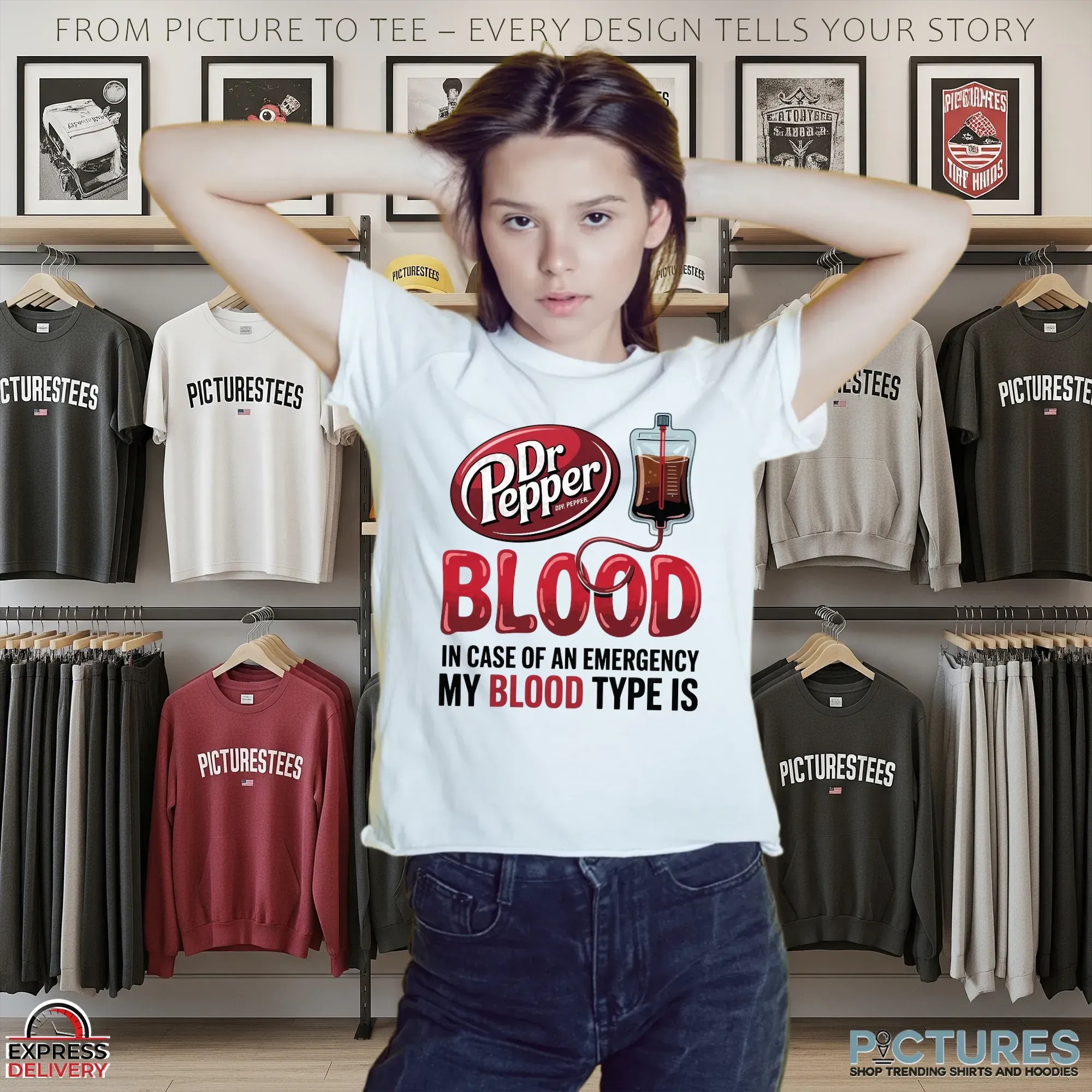 In Case Of And Emergency My Blood Type Is Dr Pepper T Shirt