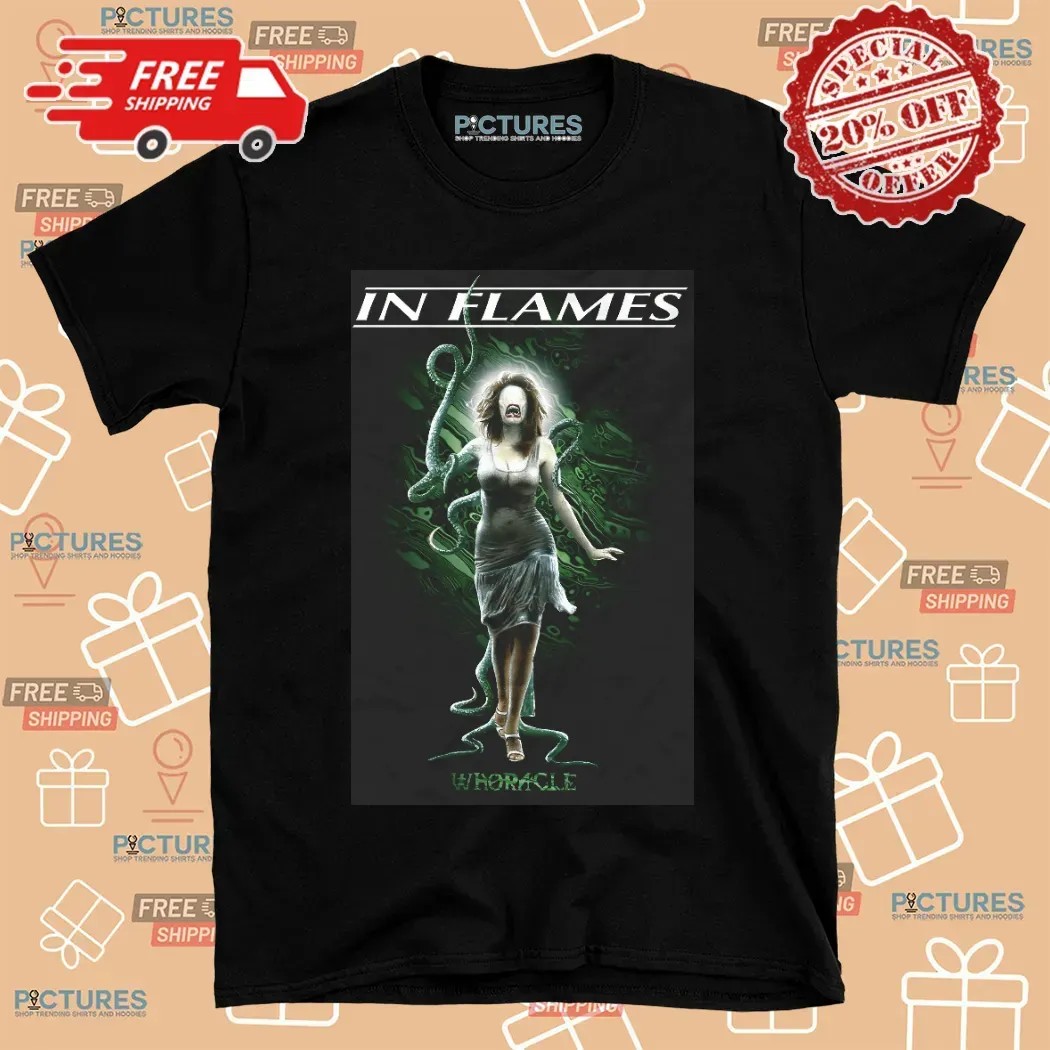 In Flames Whoracle Album Cover T Shirt