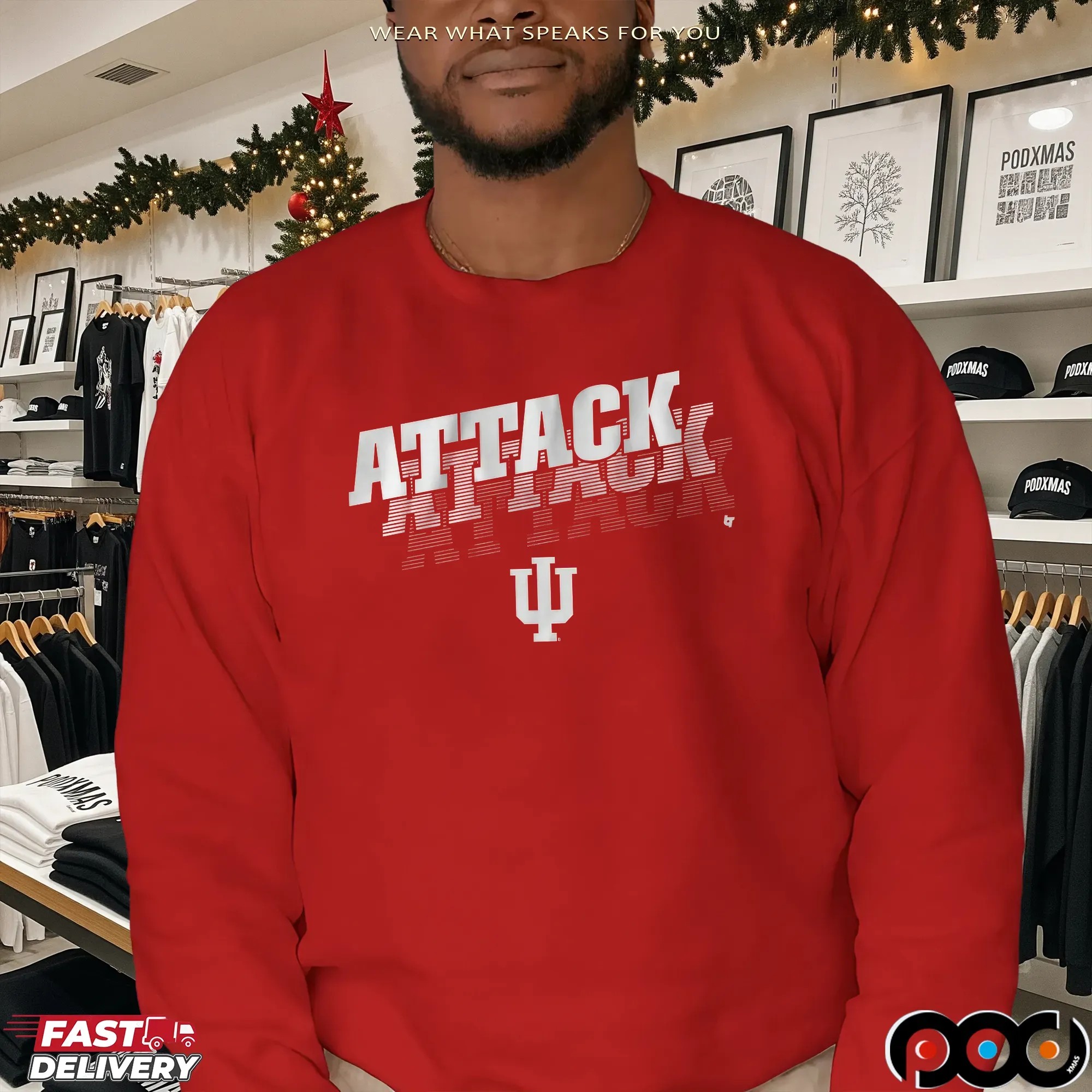 Indiana Hoosiers Football Attack Attack Attack T Shirt 5 Indiana Hoosiers Football Attack Attack Attack T Shirt