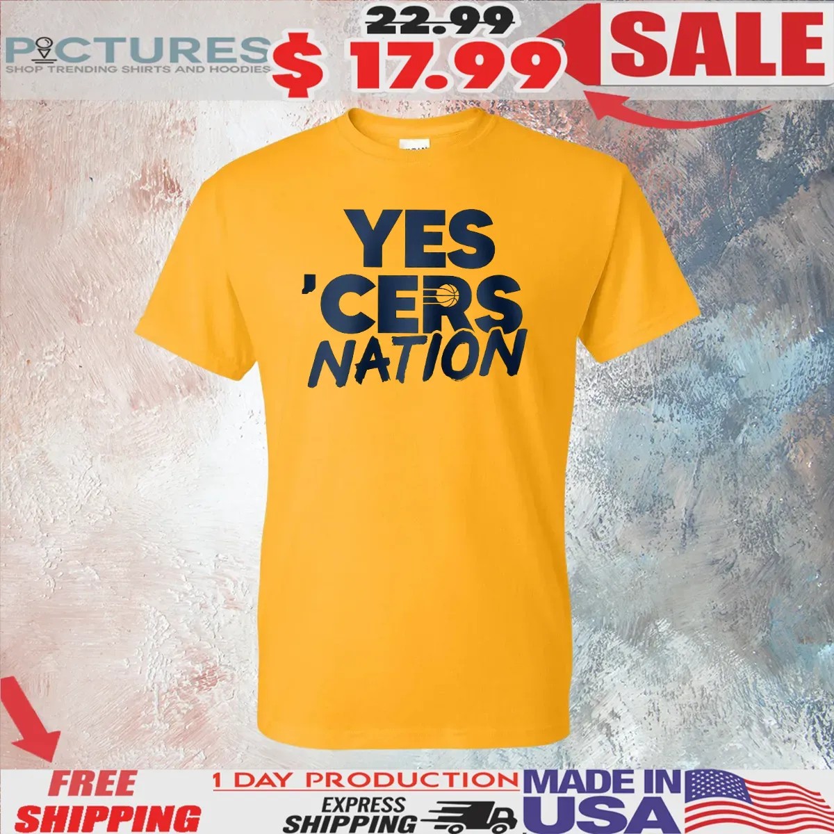 Indiana Pacers Yes 'Cers Nation T Shirt