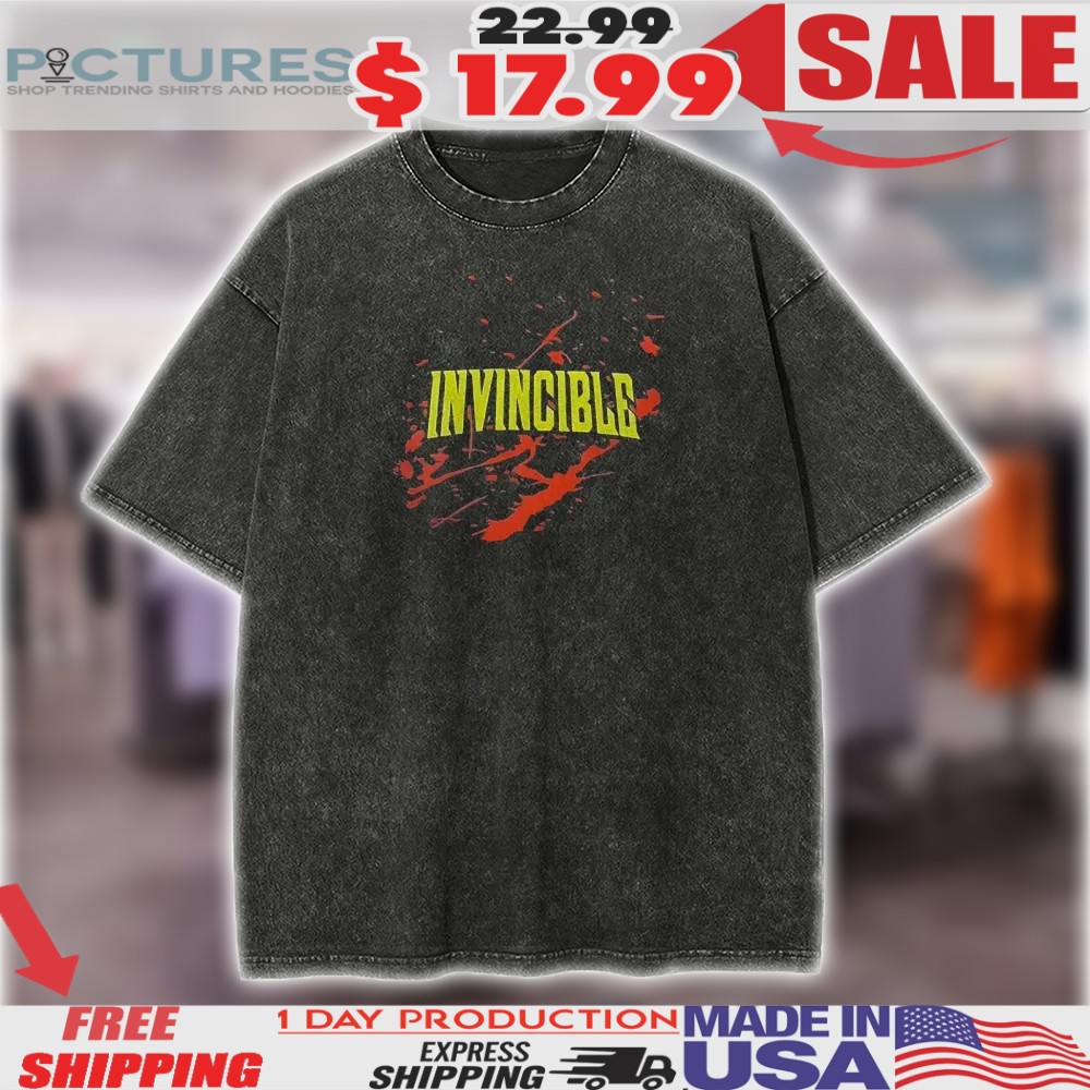Invincible Blood Splatter Shirt