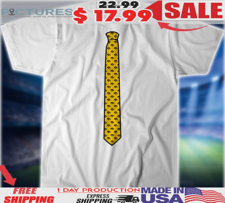 Iowa Hawkeyes Basketball Ben McCollum Tie Shirt