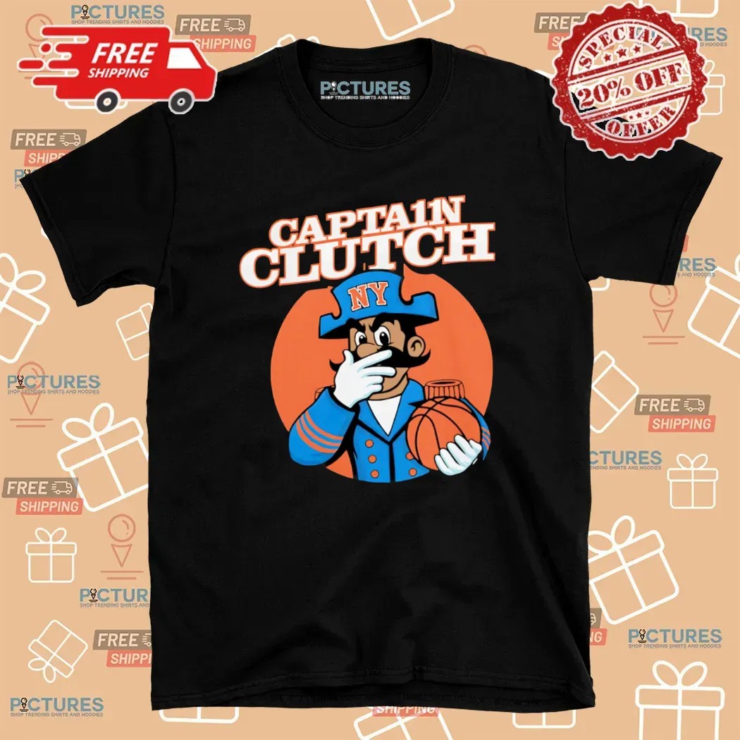 Jalen Brunson New York Knicks  Captain Clutch T Shirt