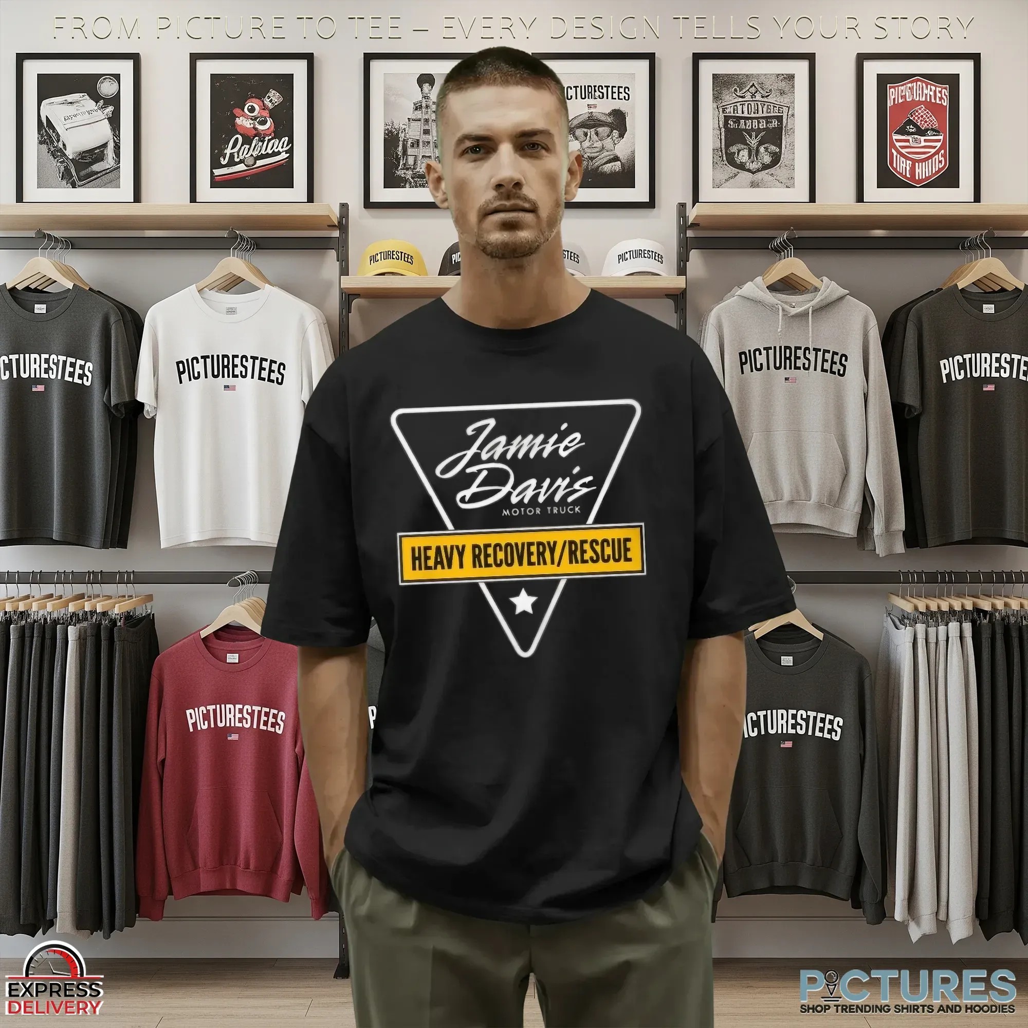 Jamie Davis Motor Truck Heavy Recovery Rescue T Shirt