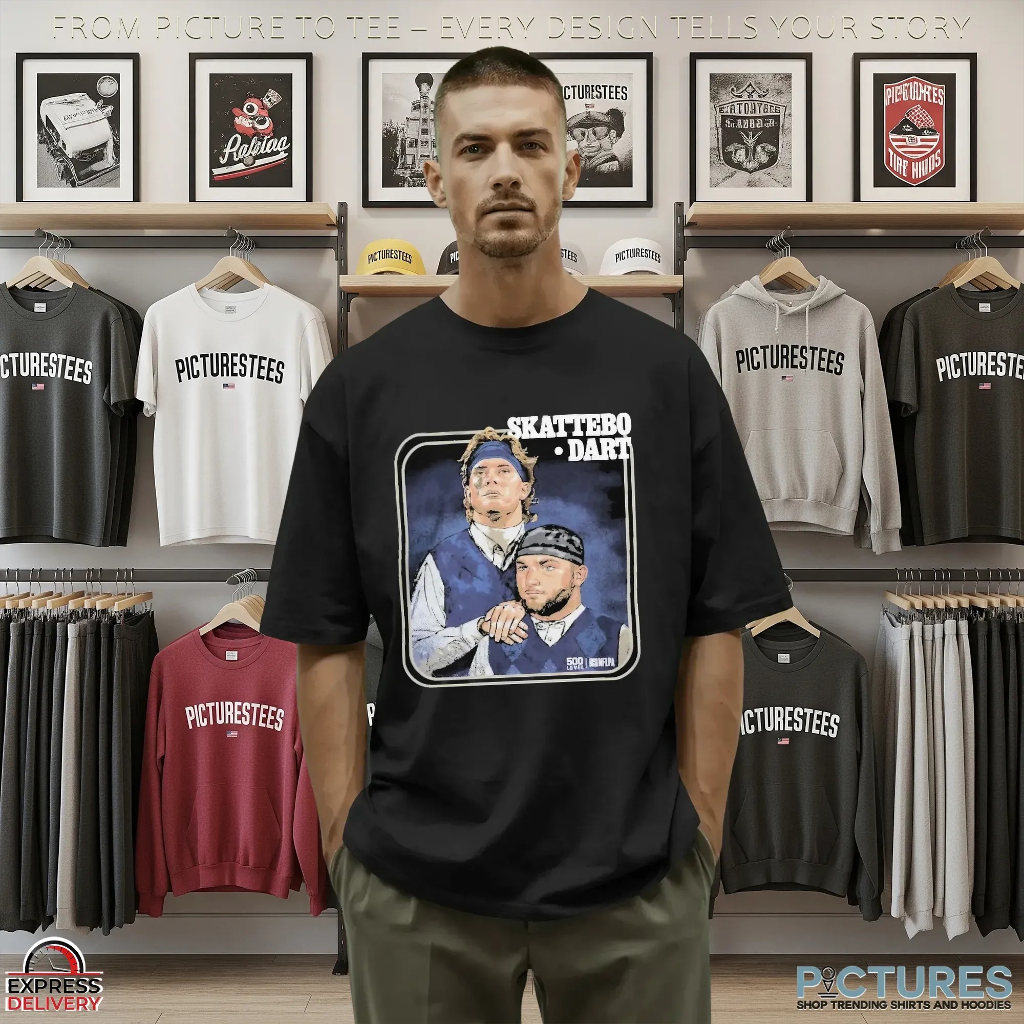 Jaxson Dart and Cam Skattebo Step Brothers Shirt