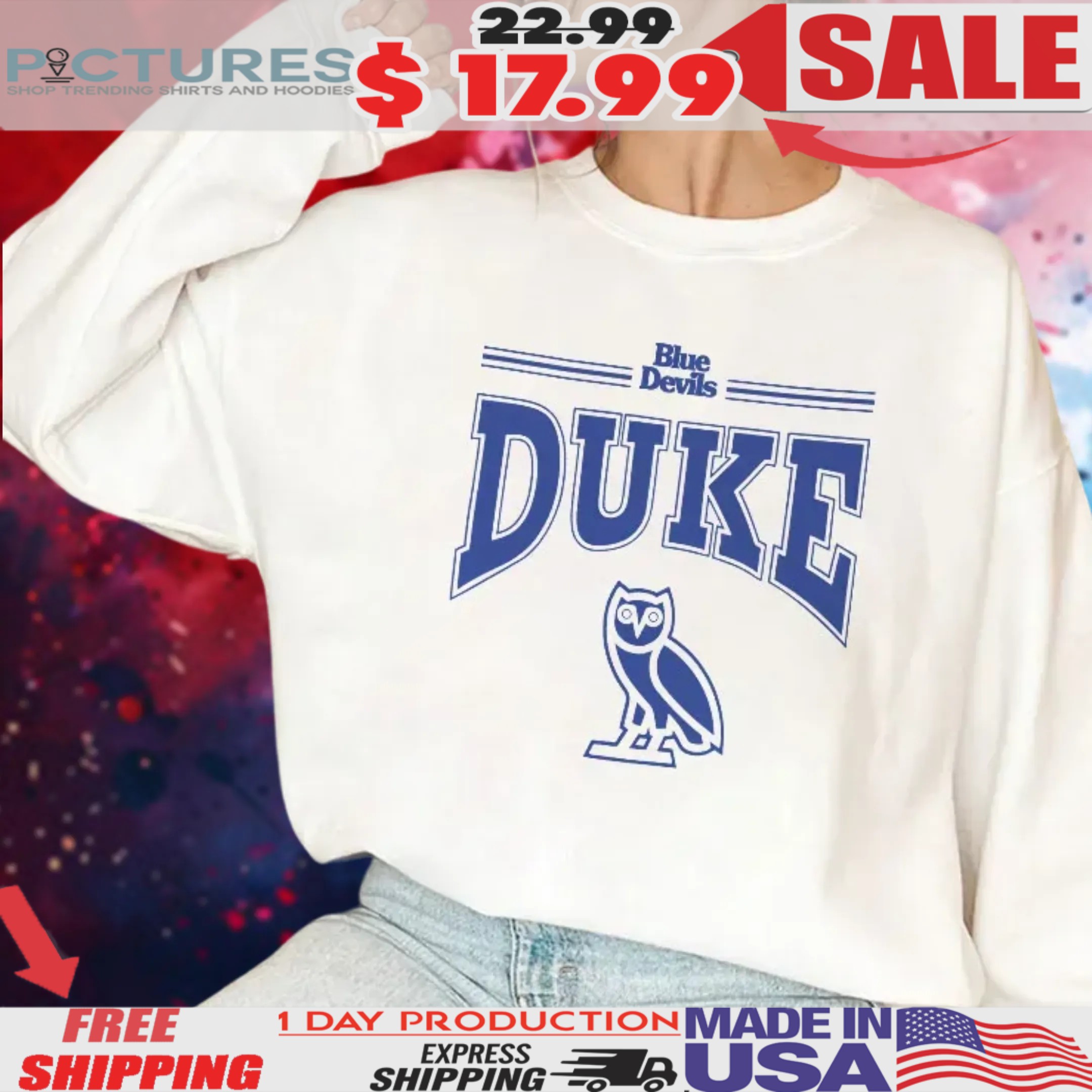Jayson Tatum Duke Blue Devils Basketball Shirt