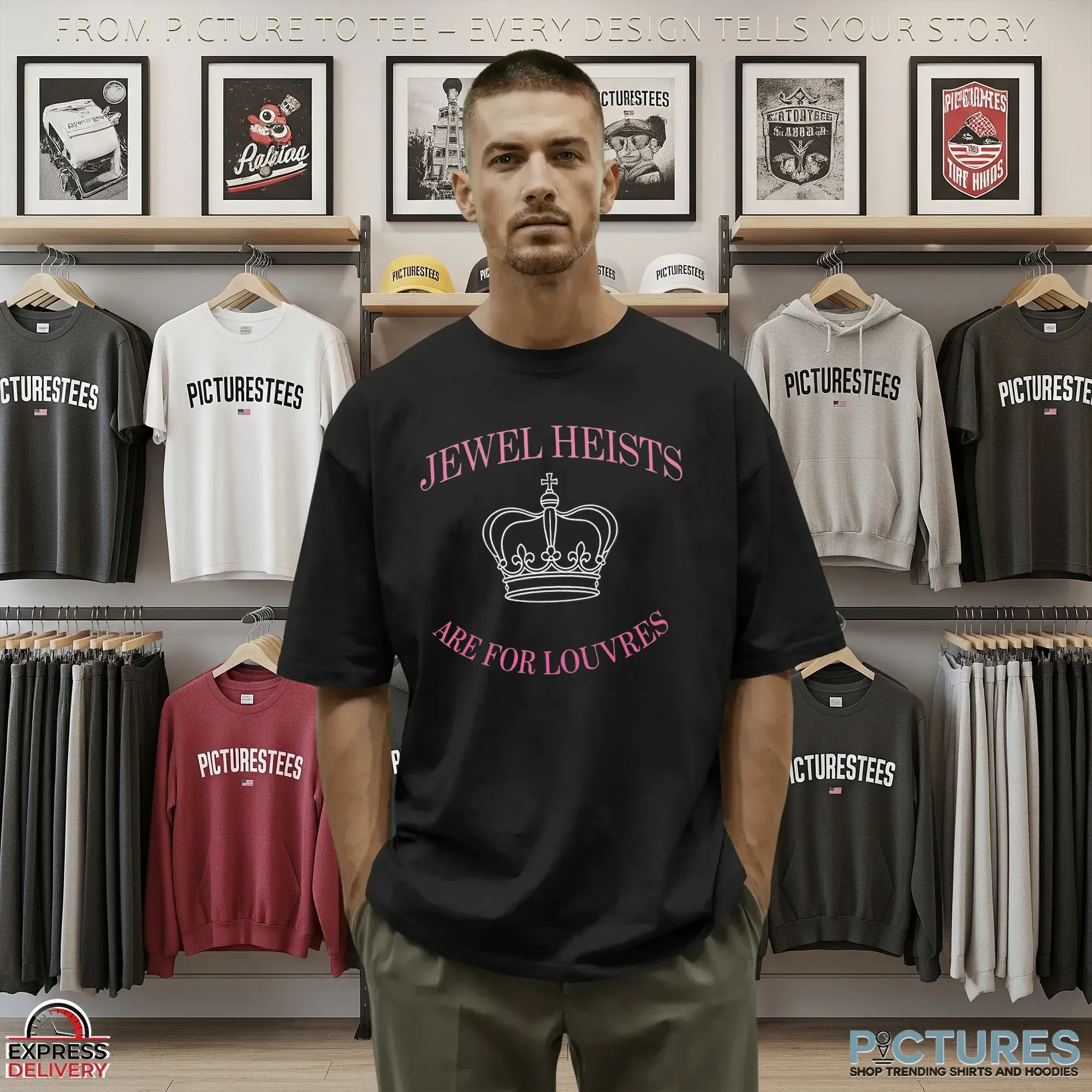 Jewel Heists Are For Louvres Crown T Shirt 9 Jewel Heists Are For Louvres Crown T Shirt