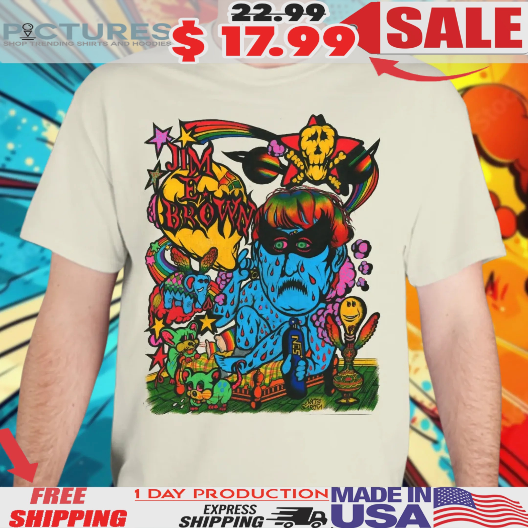 Jim E. Brown Nitrous Ballons Shirt