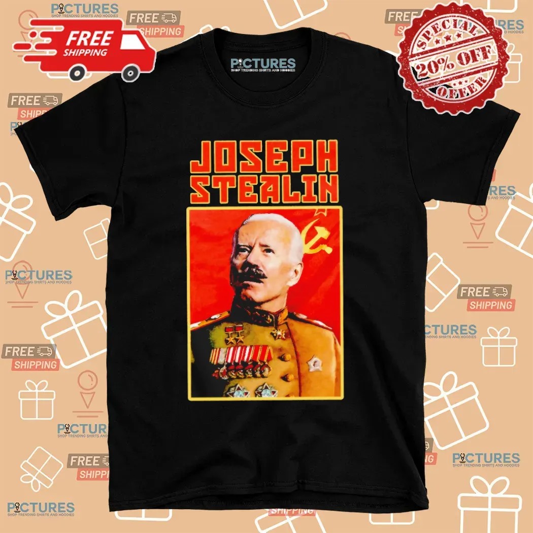 Joey Mannarino Wears Biden Joseph Stealin T Shirt