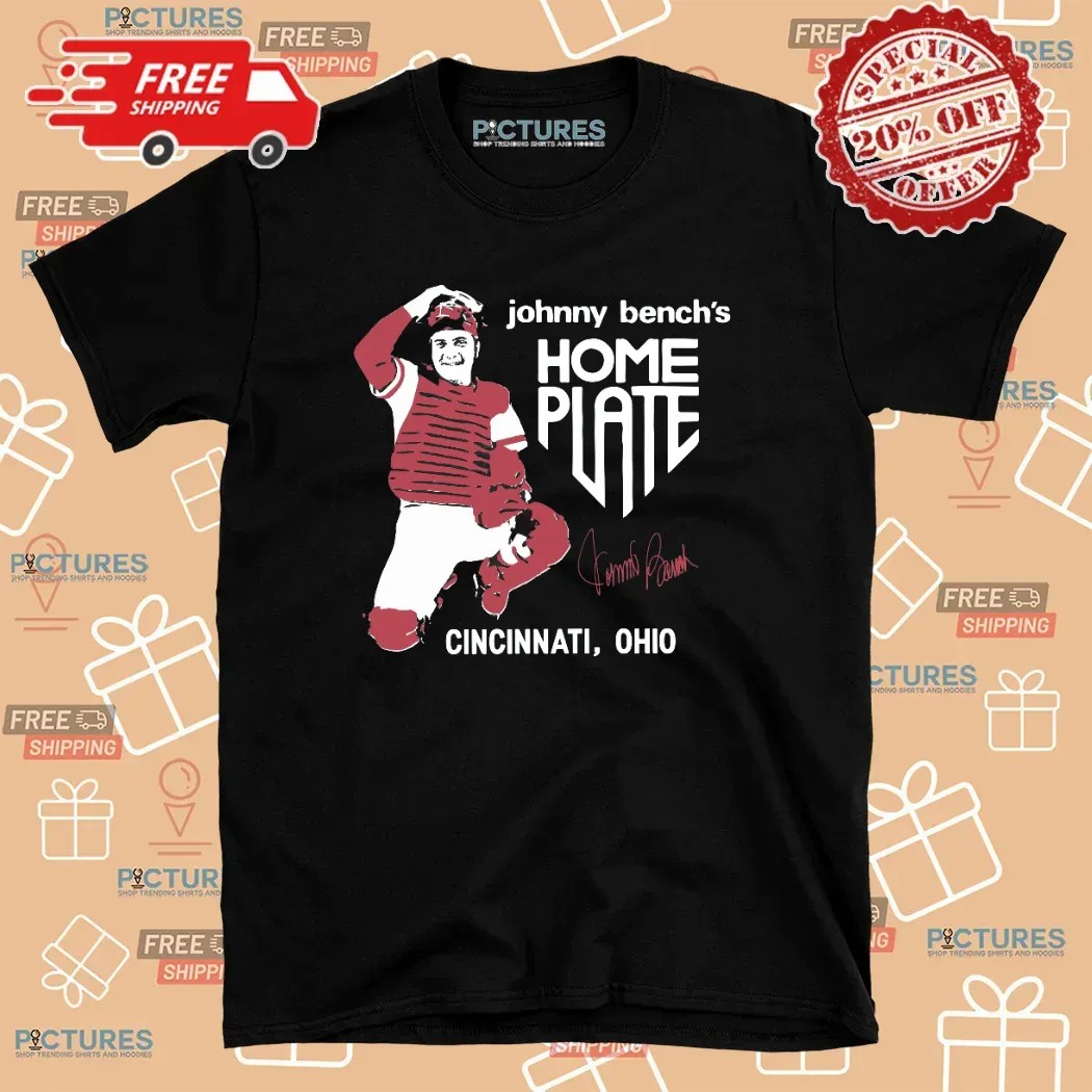 Johnny Bench's Home Plate Restaurant Signature T Shirt