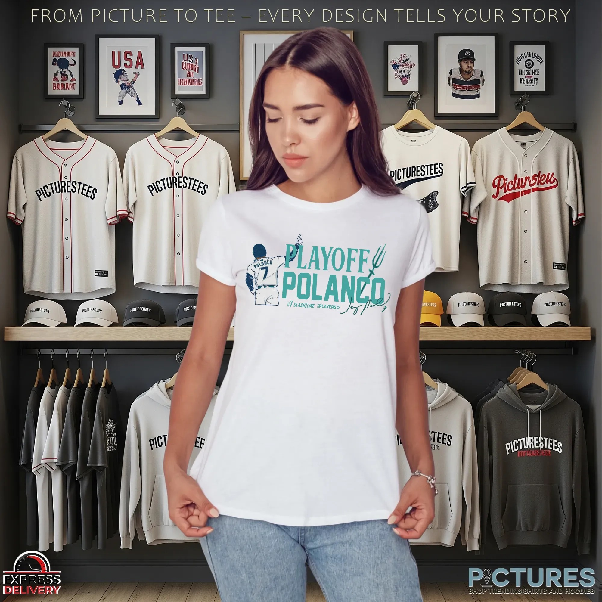 Jorge Polanco Seattle Mariners Playoff Polanco T Shirt