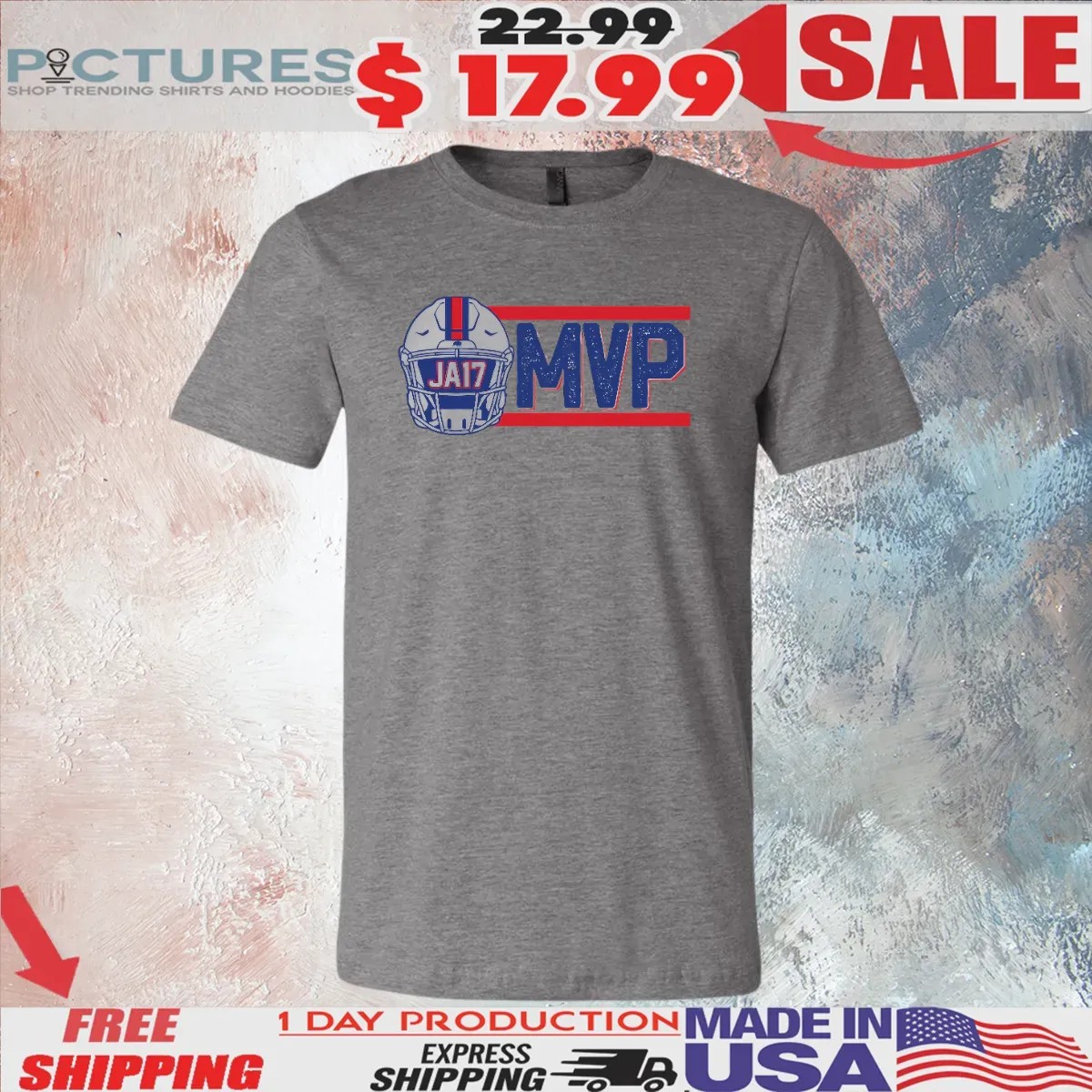 Josh Allen JA17 MVP T Shirt