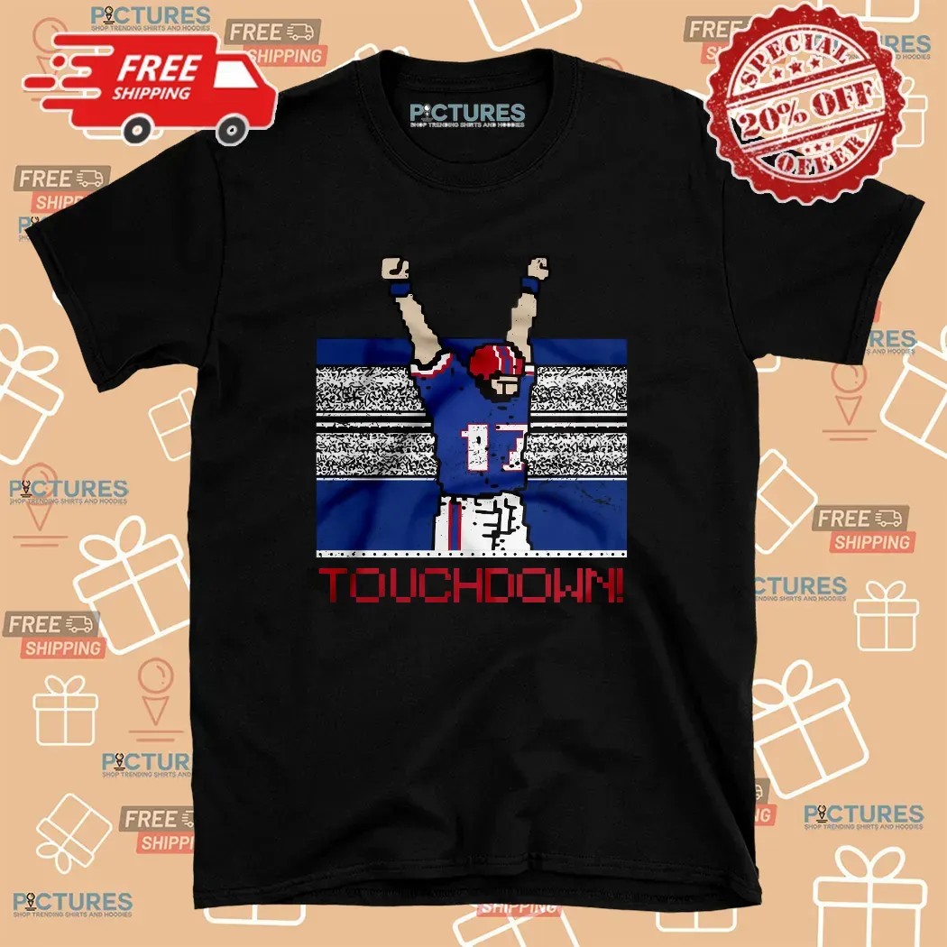 Josh Allen TOUCHDOWN QB 17 Buffalo Bills T Shirt