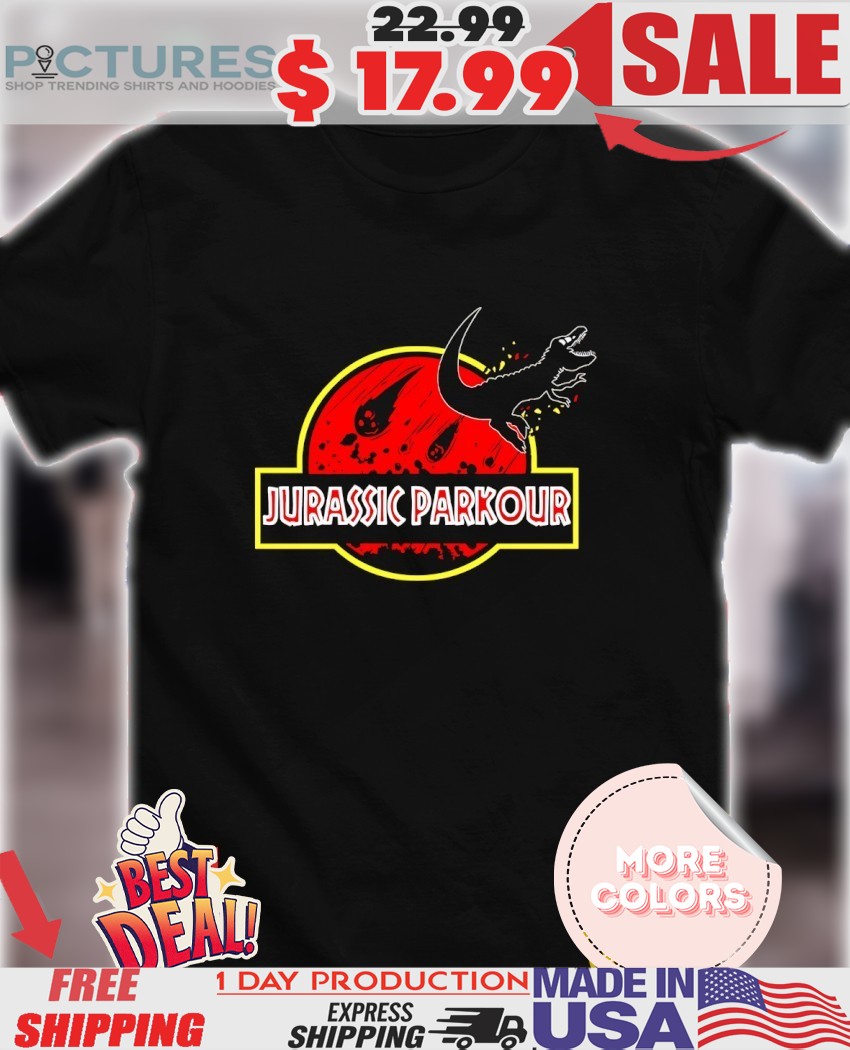 Jurassic Parkour X Jurassic Park shirt