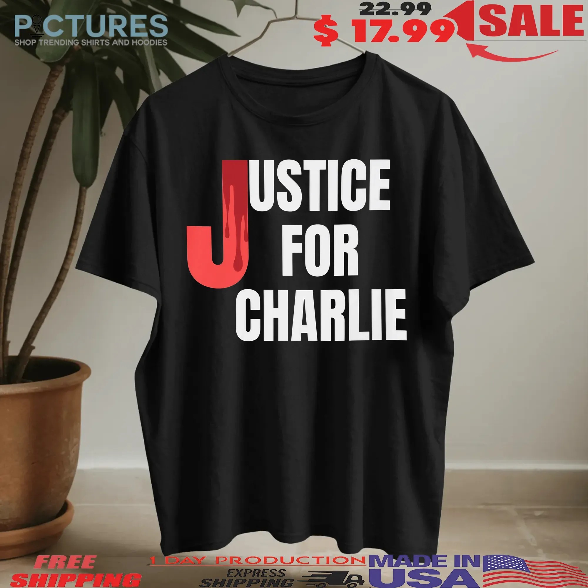 Justice For Charlie Kirk 2025 T Shirt
