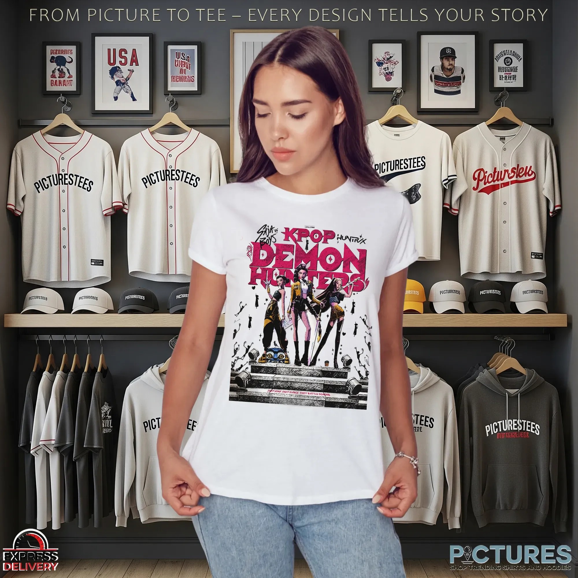 K-Pop Demon Hunters 2025 Movie Poster Justbychris T Shirt 9 K-Pop Demon Hunters 2025 Movie Poster Justbychris T Shirt